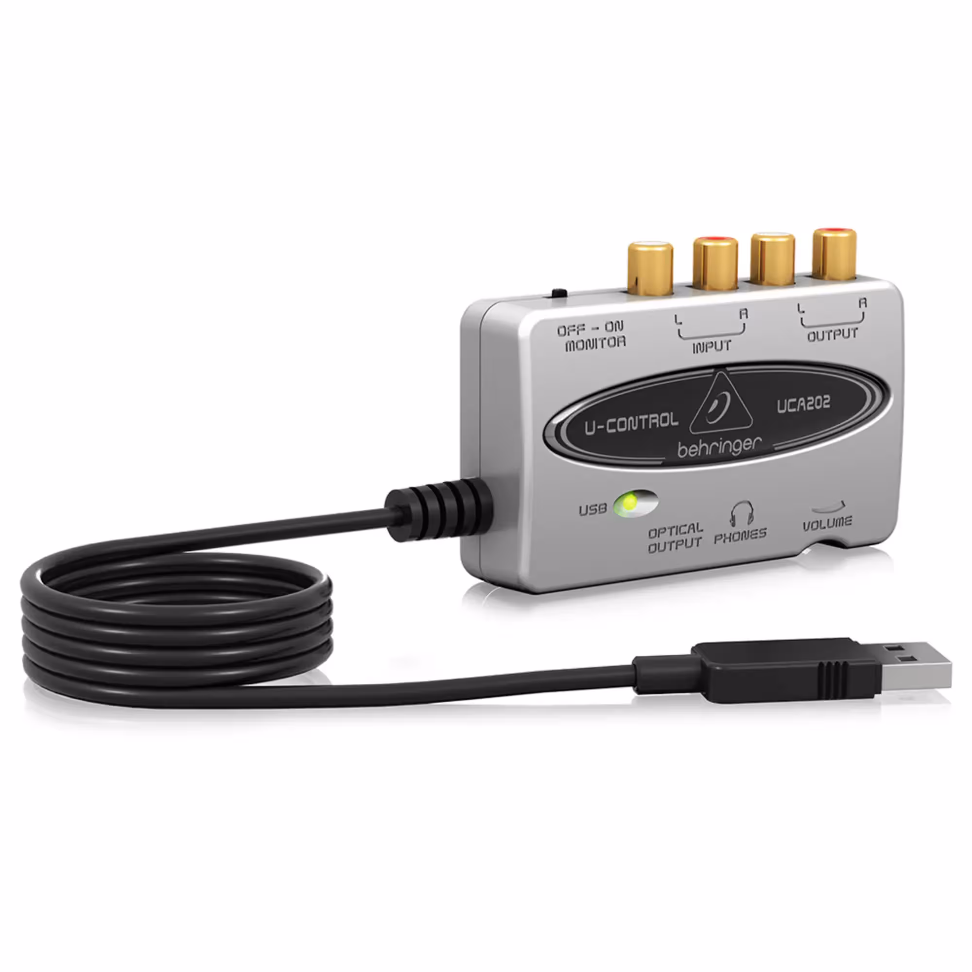 Внешняя студийная звуковая карта Behringer UCA202 (1 / 7)