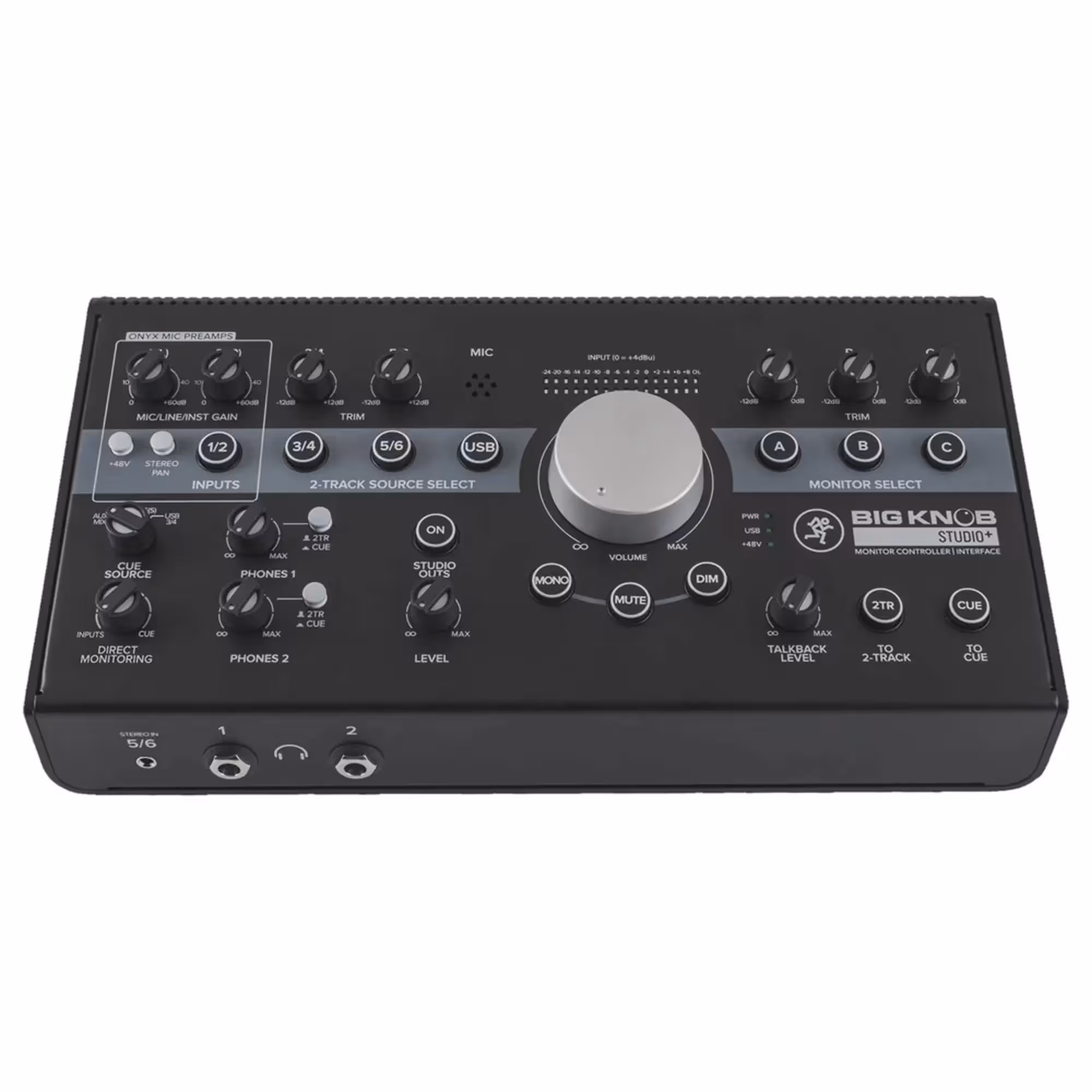 Внешняя студийная звуковая карта Mackie Big Knob Studio+ (4 / 9)
