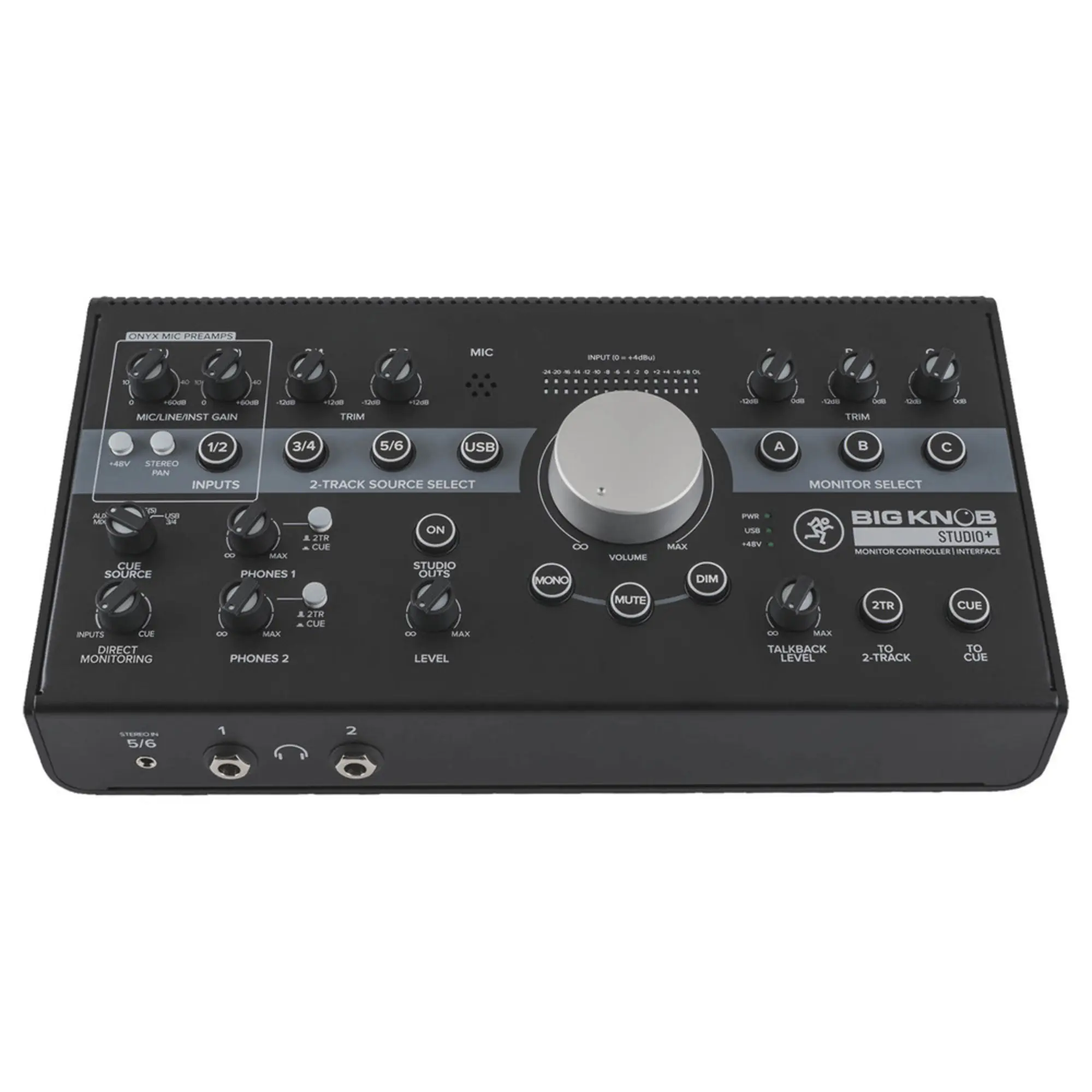 Внешняя студийная звуковая карта Mackie Big Knob Studio+ (4 / 9)