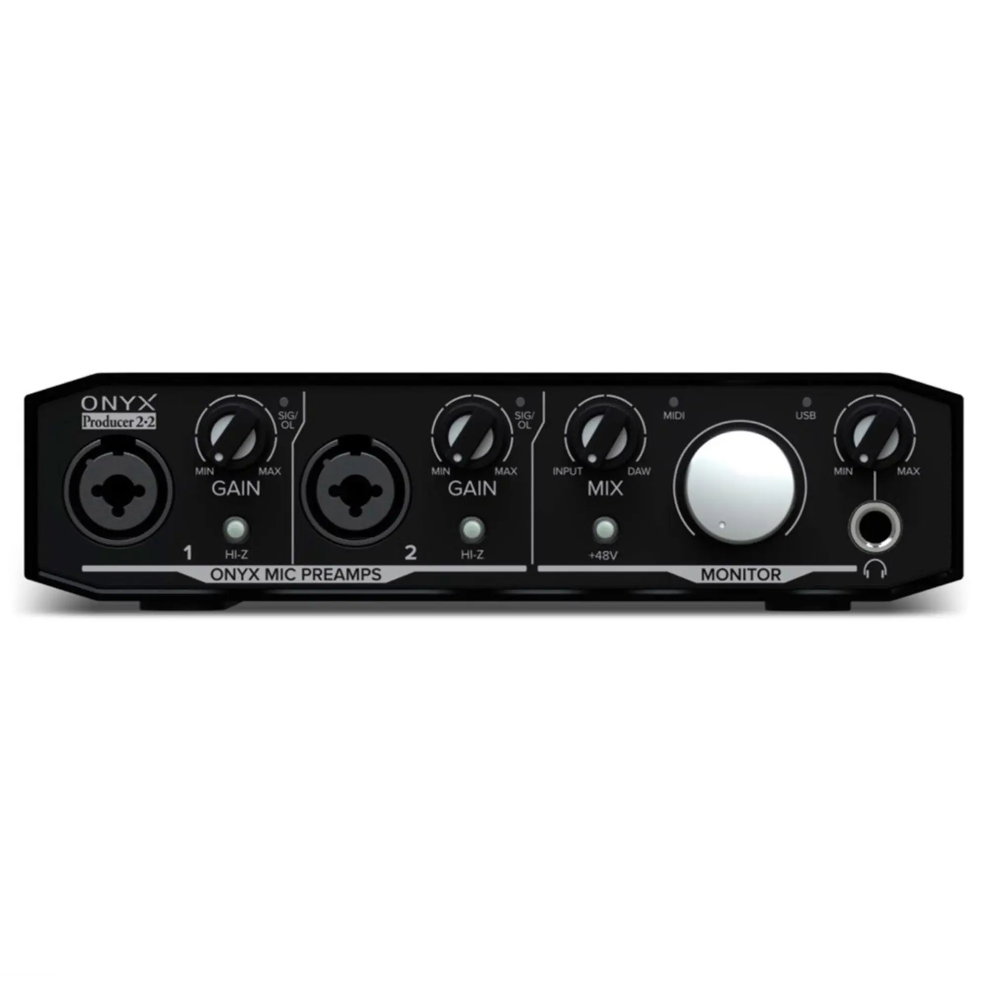 Внешняя студийная звуковая карта Mackie Onyx Producer 2x2 (2 / 5)