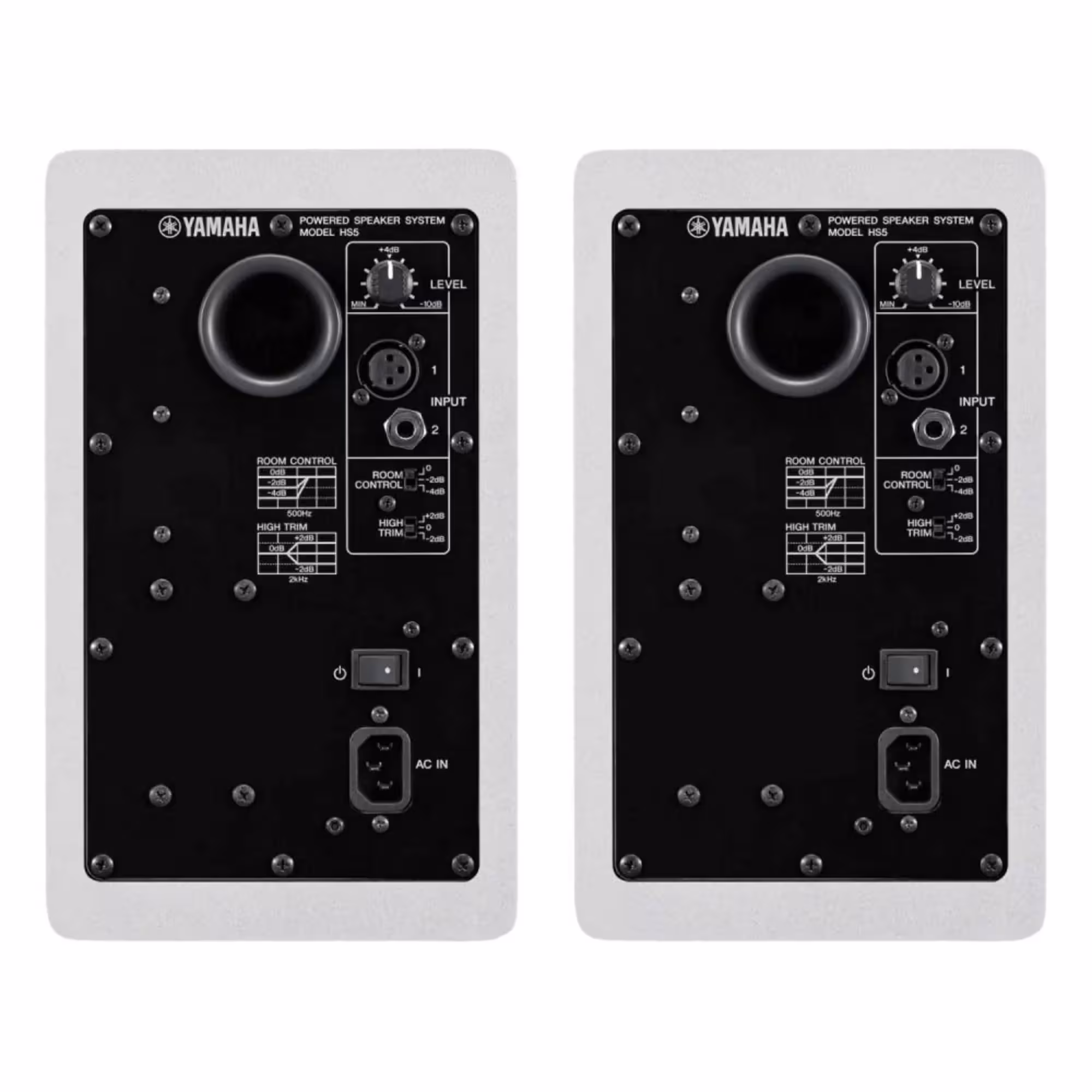 Активные студийные мониторы Yamaha HS5 White (пара) (3 / 3)