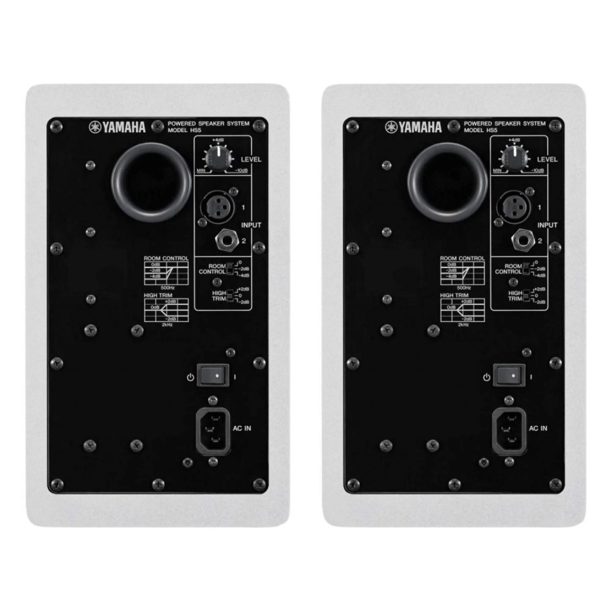 Активные студийные мониторы Yamaha HS5 White (пара) (3 / 3)