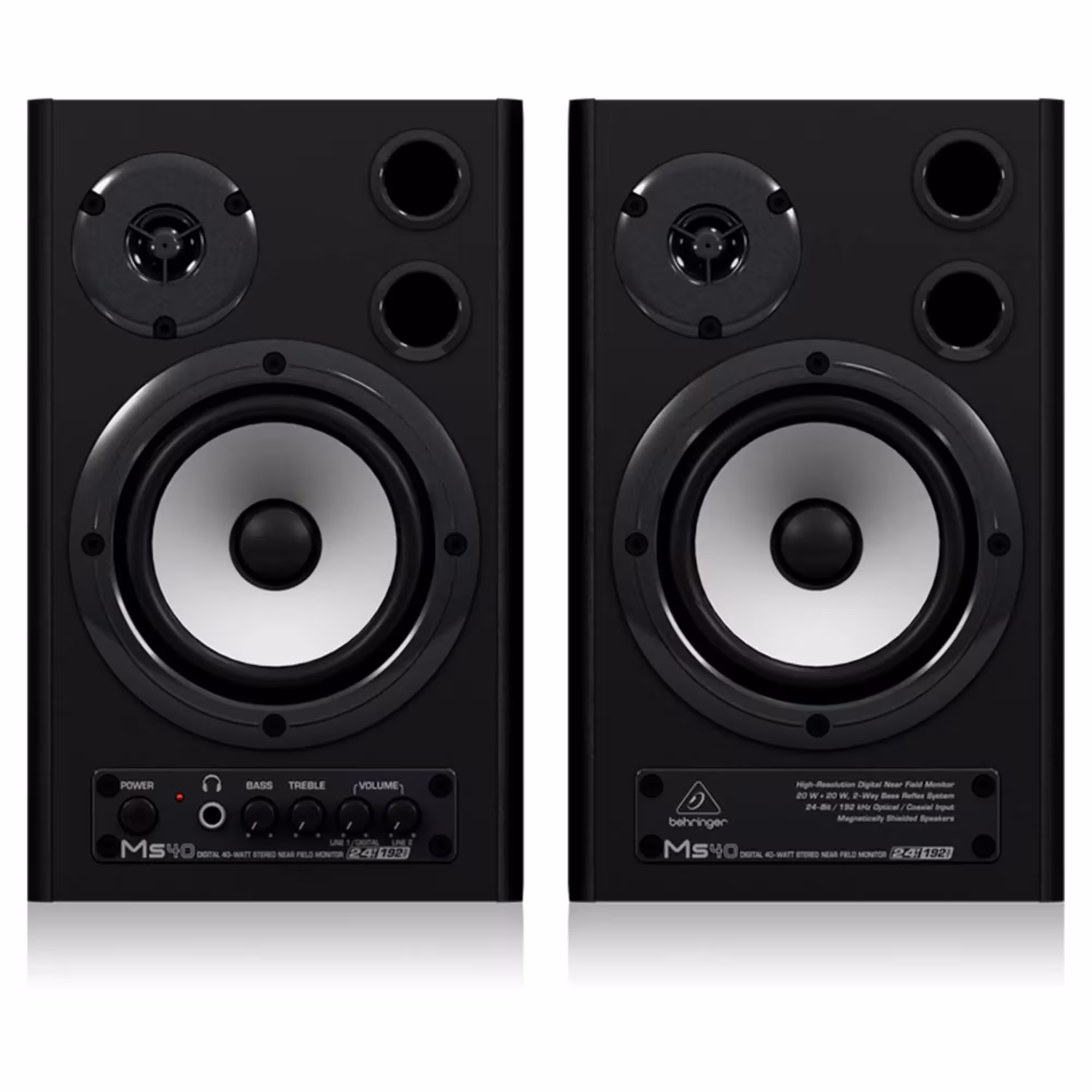 Активные студийные мониторы Behringer MS40 (пара) (1 / 4)