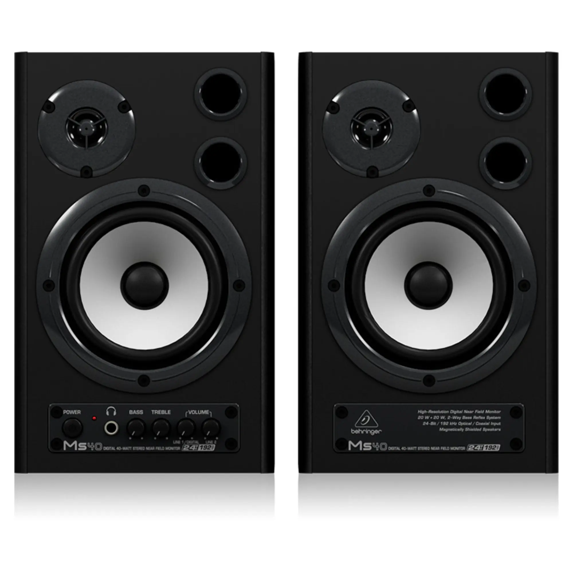 Активные студийные мониторы Behringer MS40 (пара) (1 / 4)