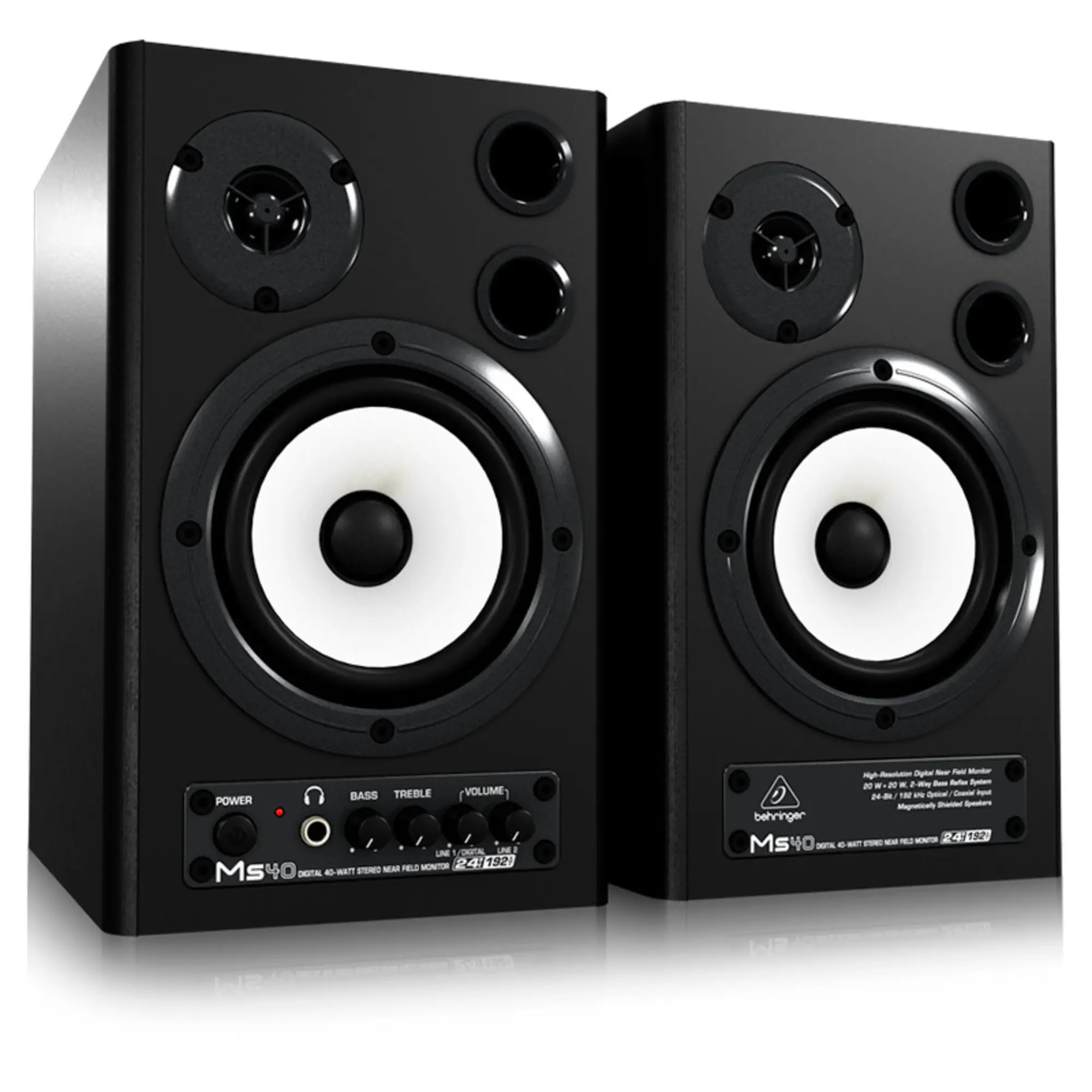 Активные студийные мониторы Behringer MS40 (пара) (2 / 4)