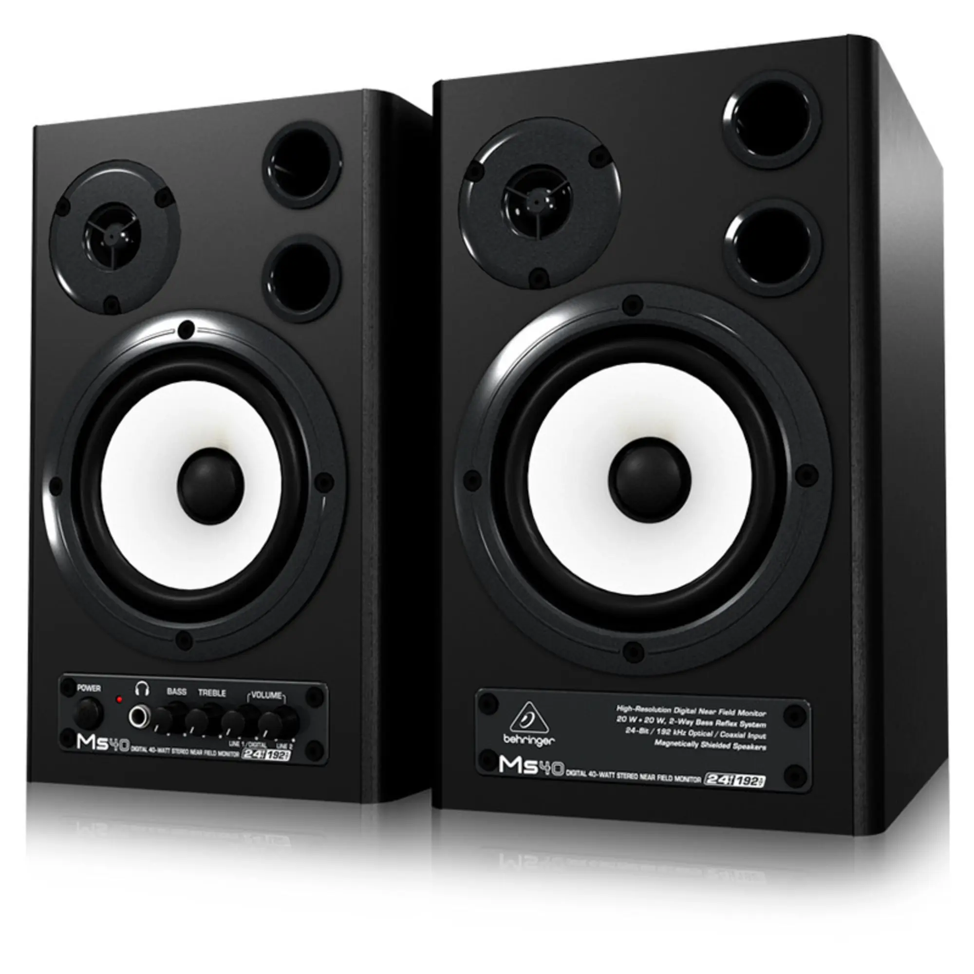 Активные студийные мониторы Behringer MS40 (пара) (3 / 4)