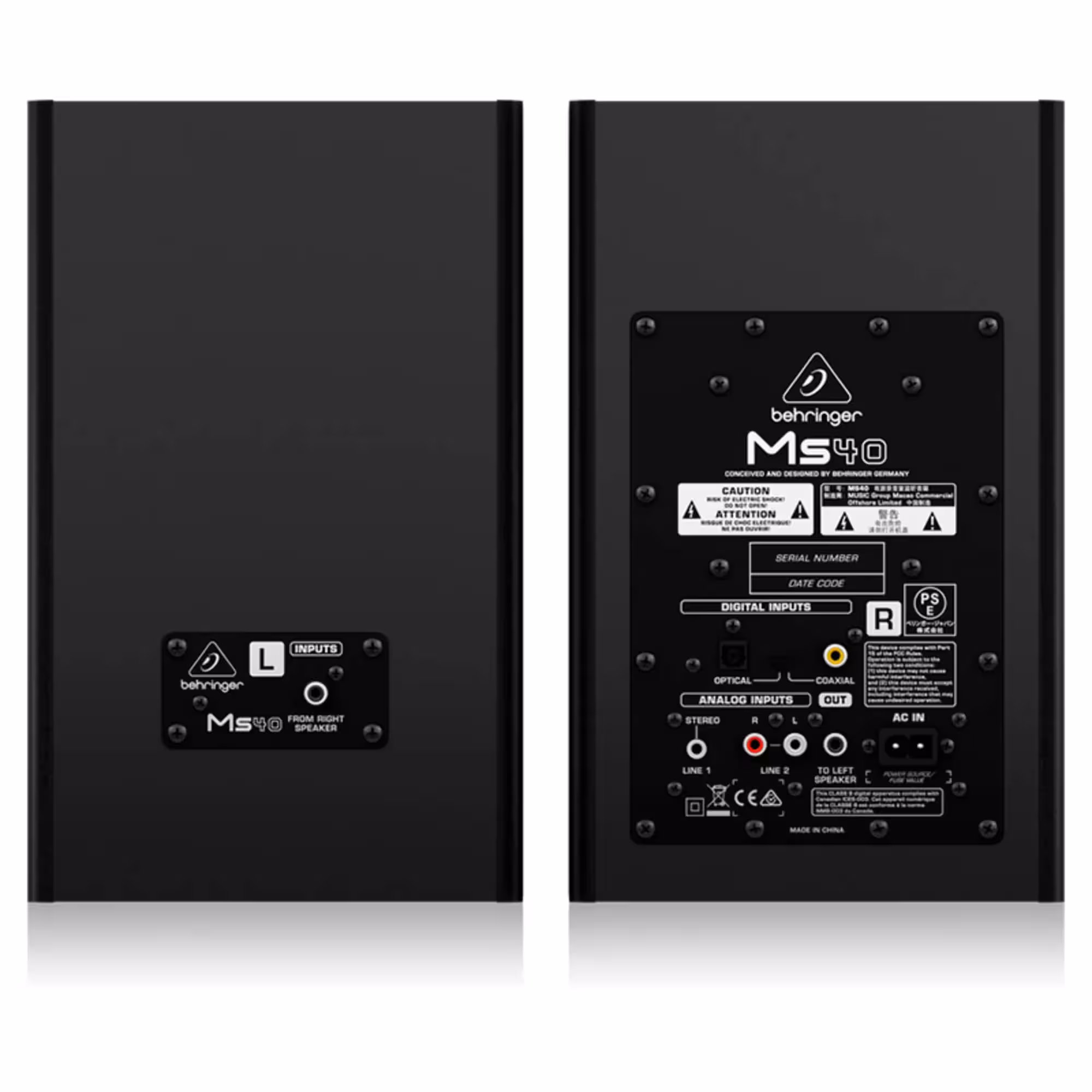Активные студийные мониторы Behringer MS40 (пара) (4 / 4)