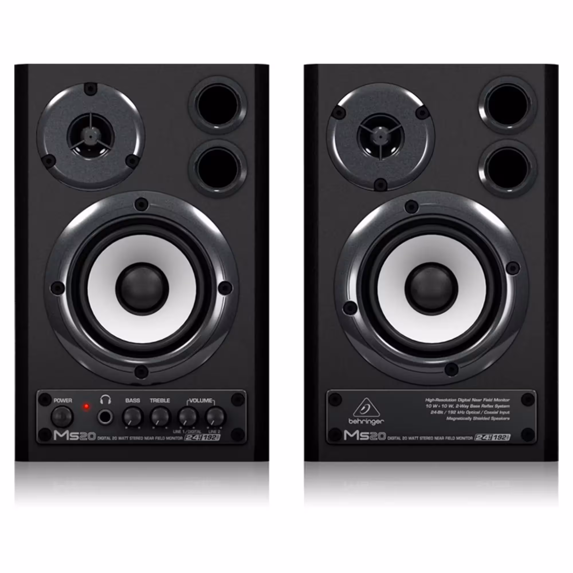 Активные студийные мониторы Behringer MS20 (пара) (1 / 4)