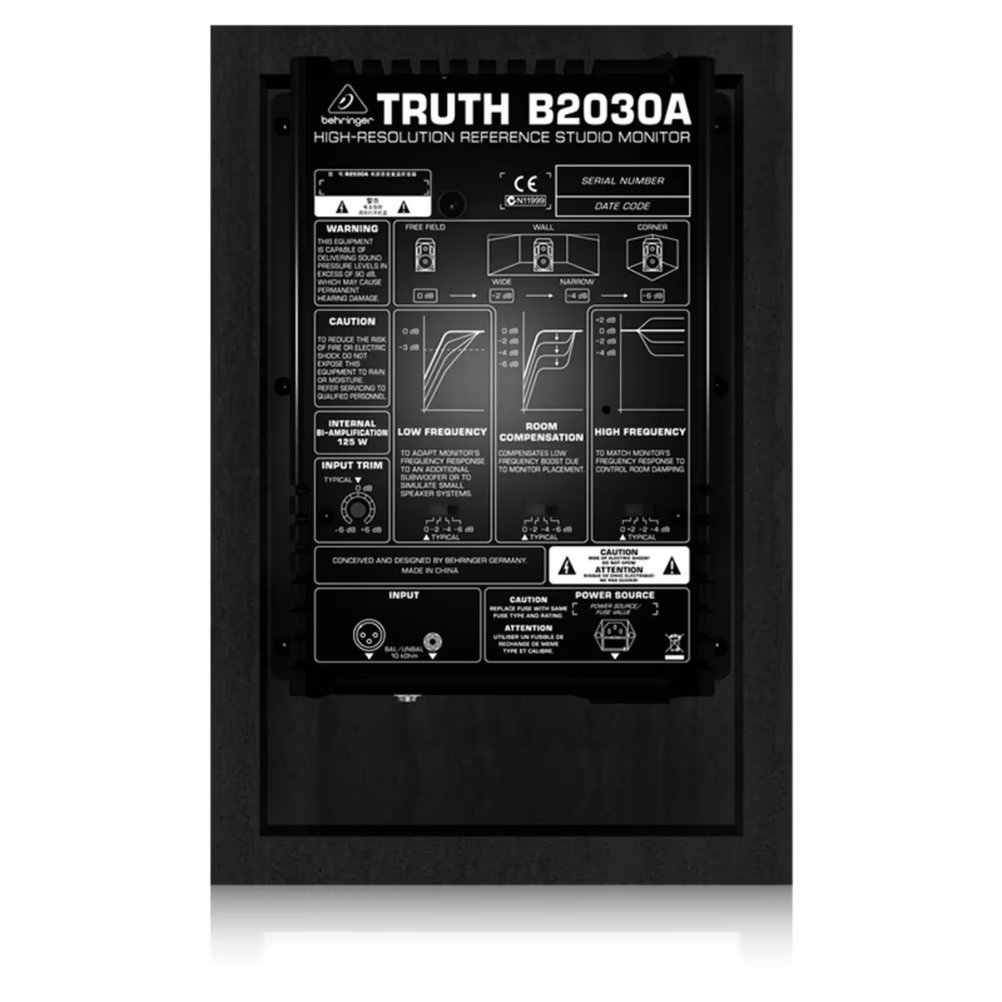Студийные мониторы Behringer TRUTH B2030A (4 / 4)