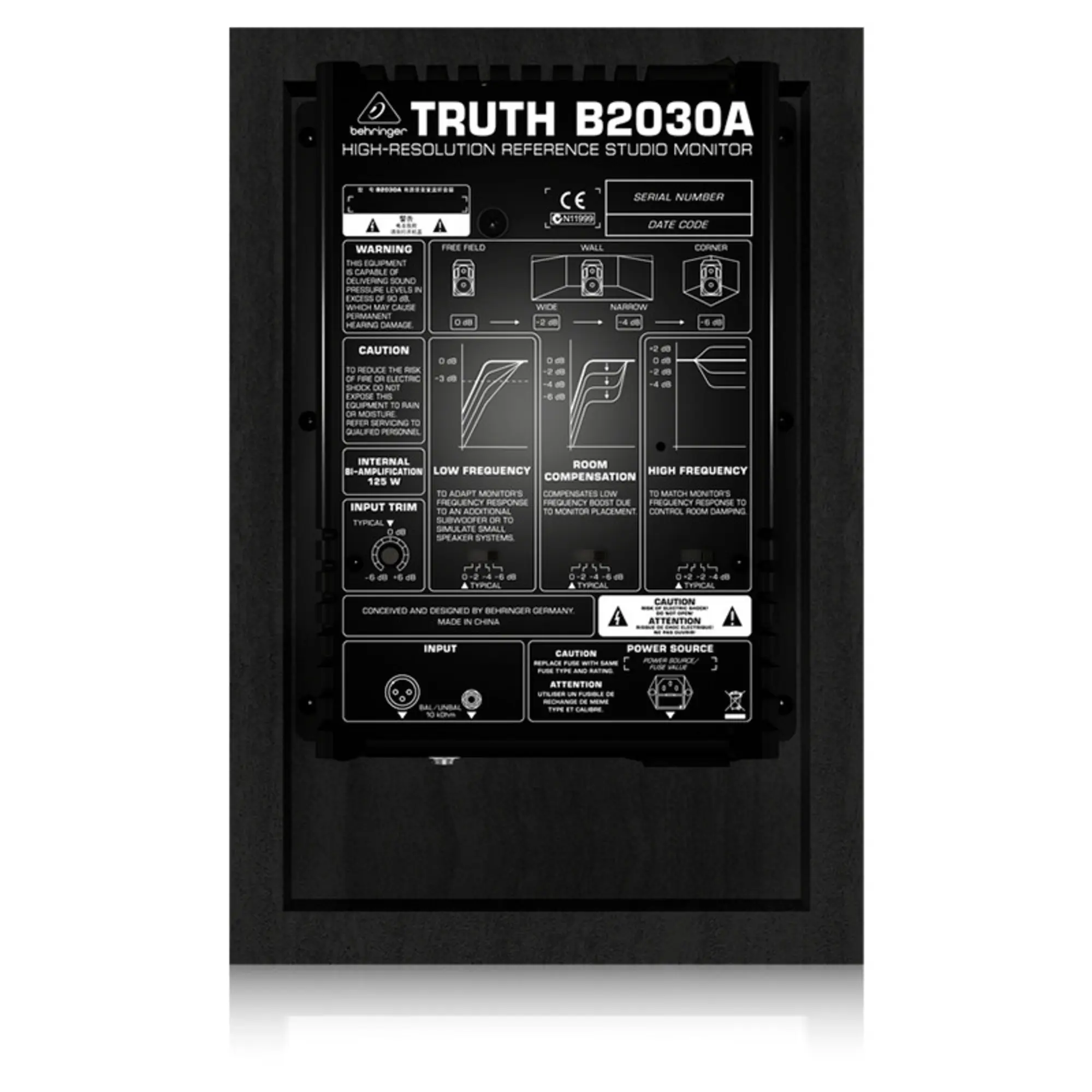 Студийные мониторы Behringer TRUTH B2030A (4 / 4)