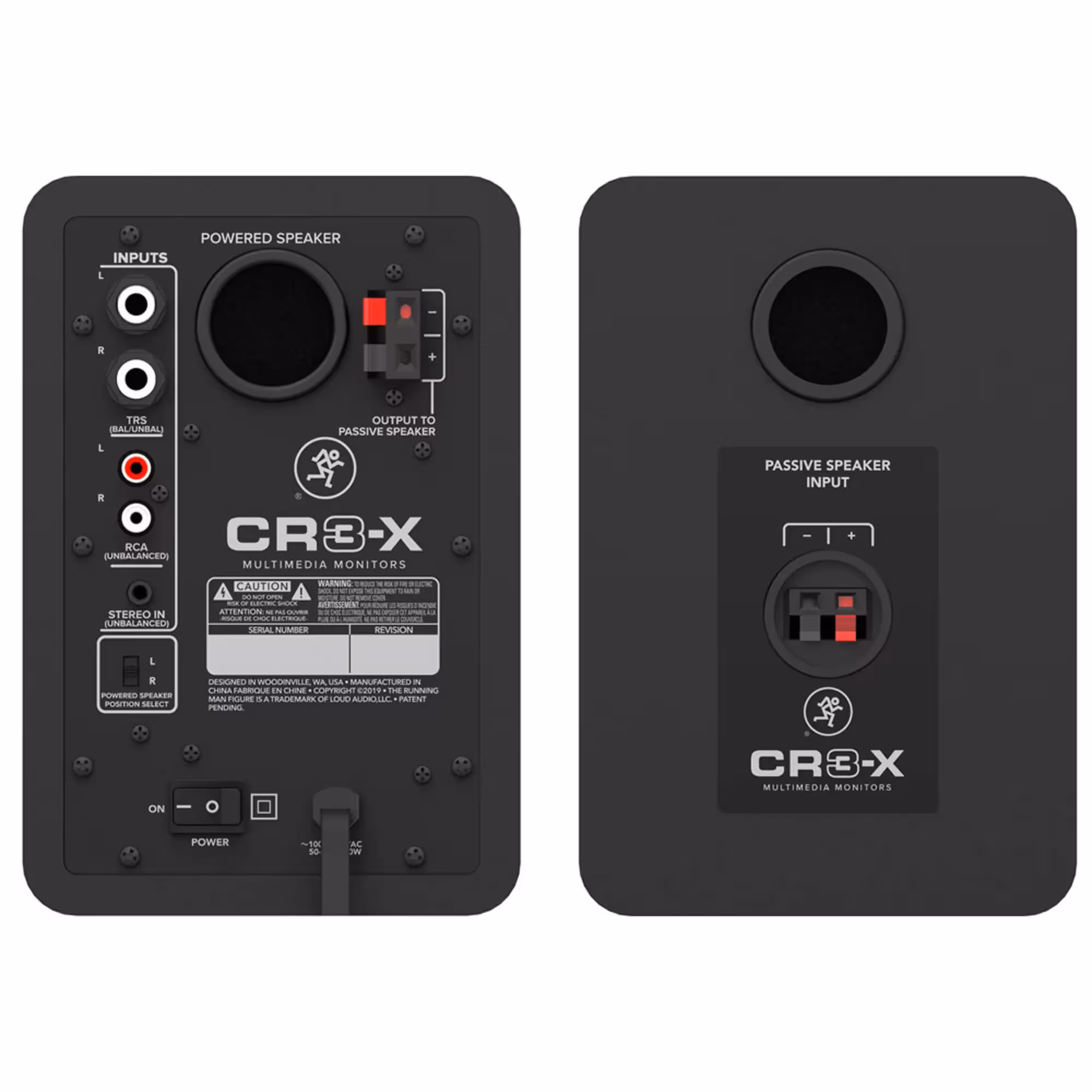 Активные студийные мониторы Mackie CR3-X (пара) (4 / 4)