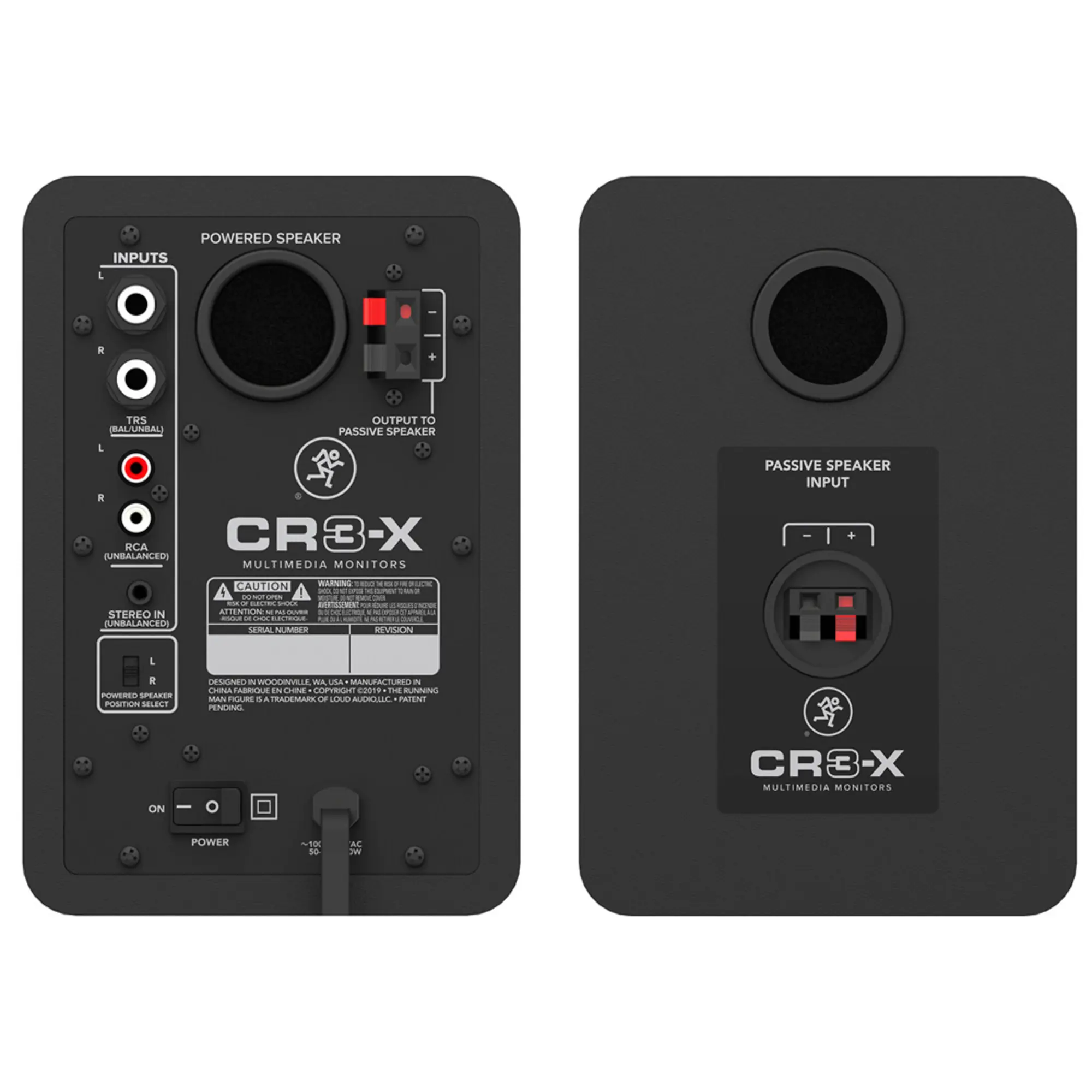 Активные студийные мониторы Mackie CR3-X (пара) (4 / 4)