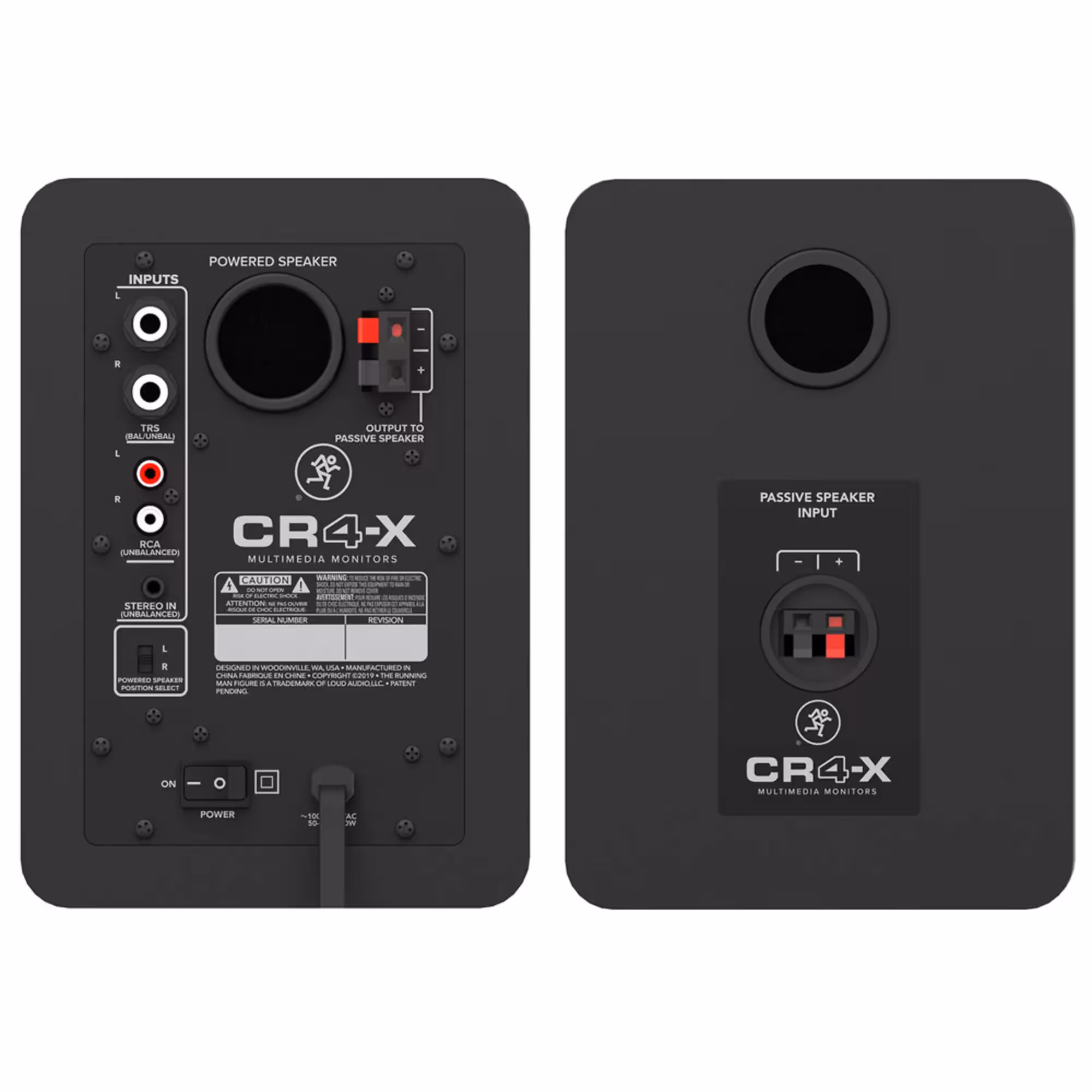 Активные студийные мониторы Mackie CR4-X (пара) (4 / 4)