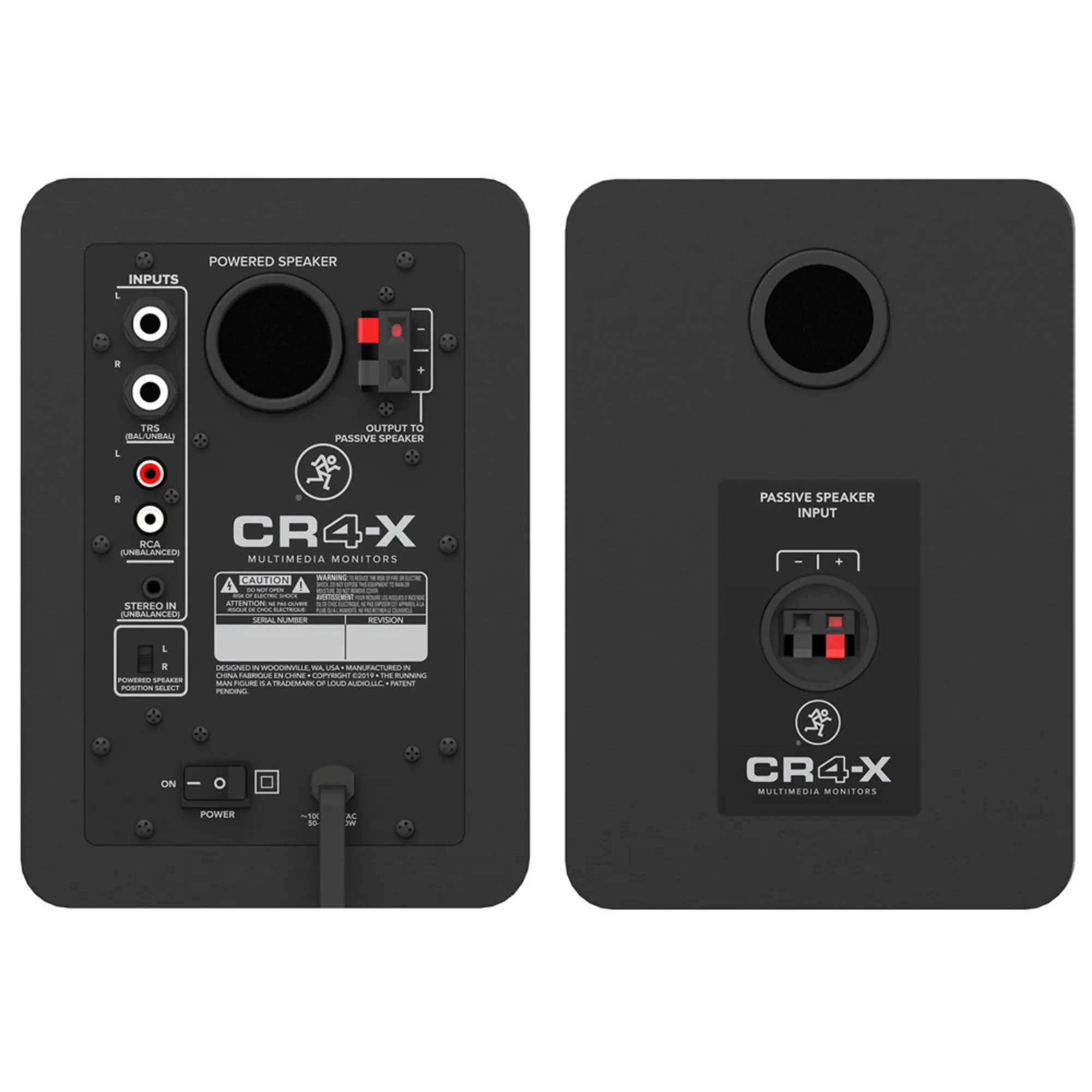 Активные студийные мониторы Mackie CR4-X (пара) (4 / 4)