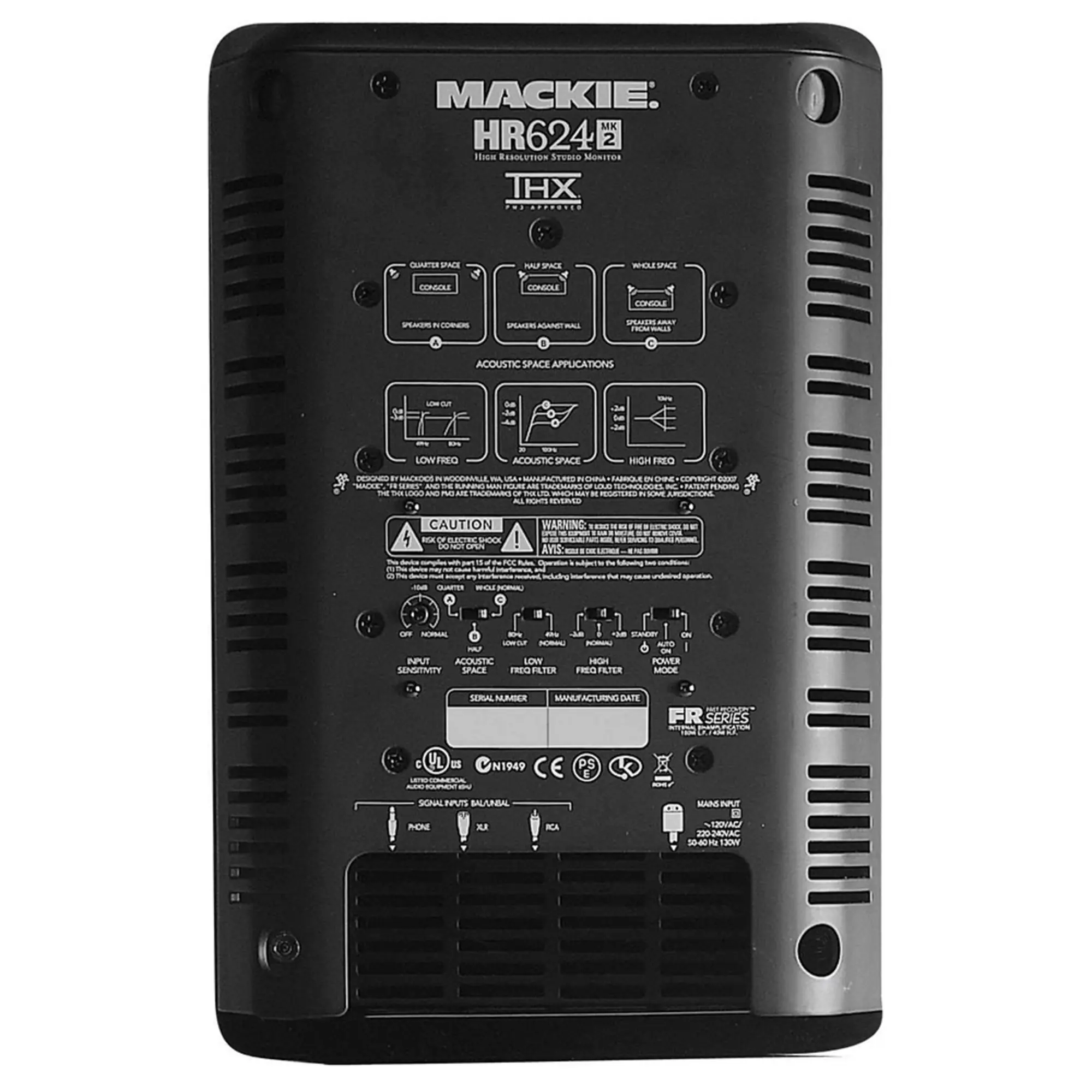 Активные студийные мониторы Mackie HR624 MK2 (2 / 2)