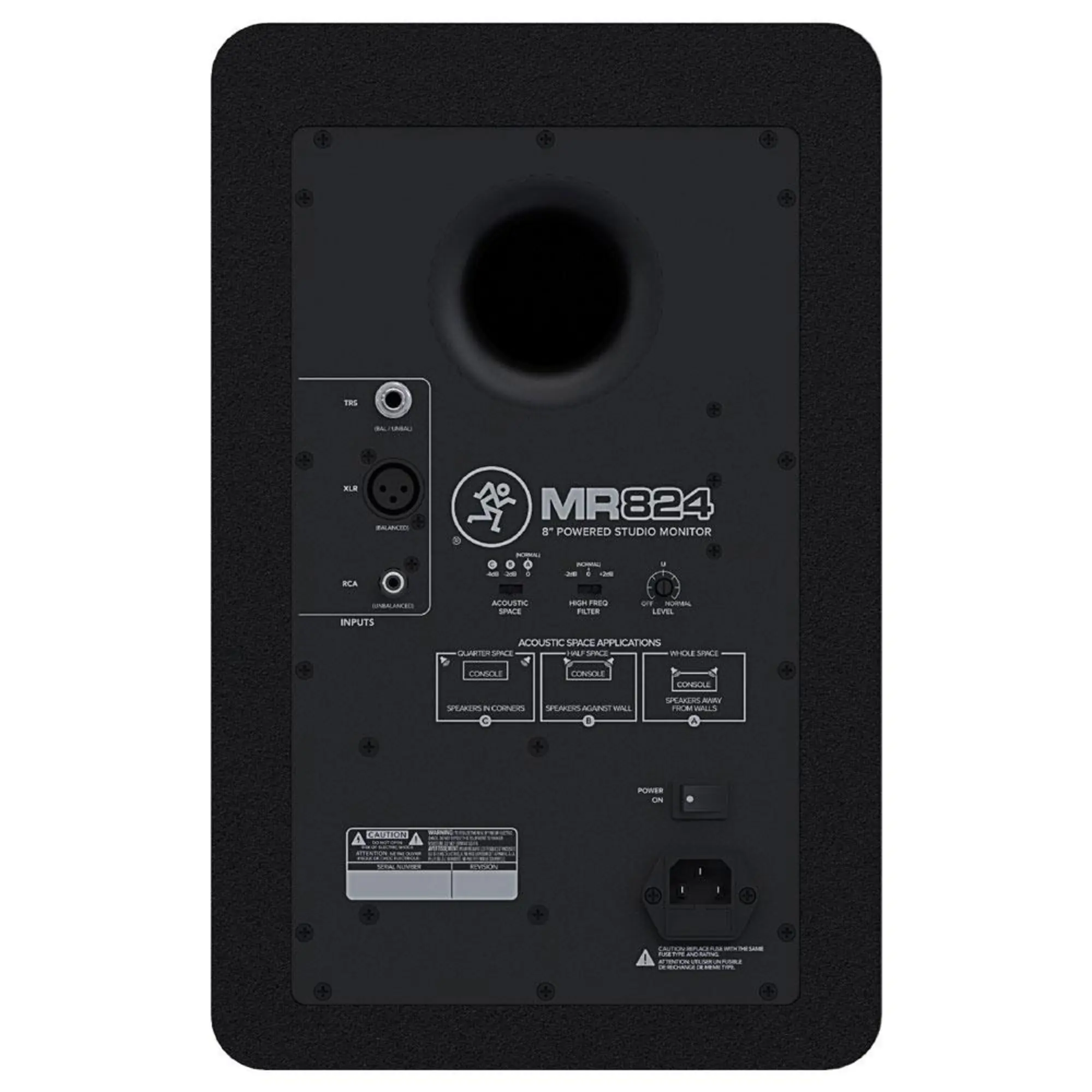Активный студийный монитор Mackie MR824 (3 / 3)