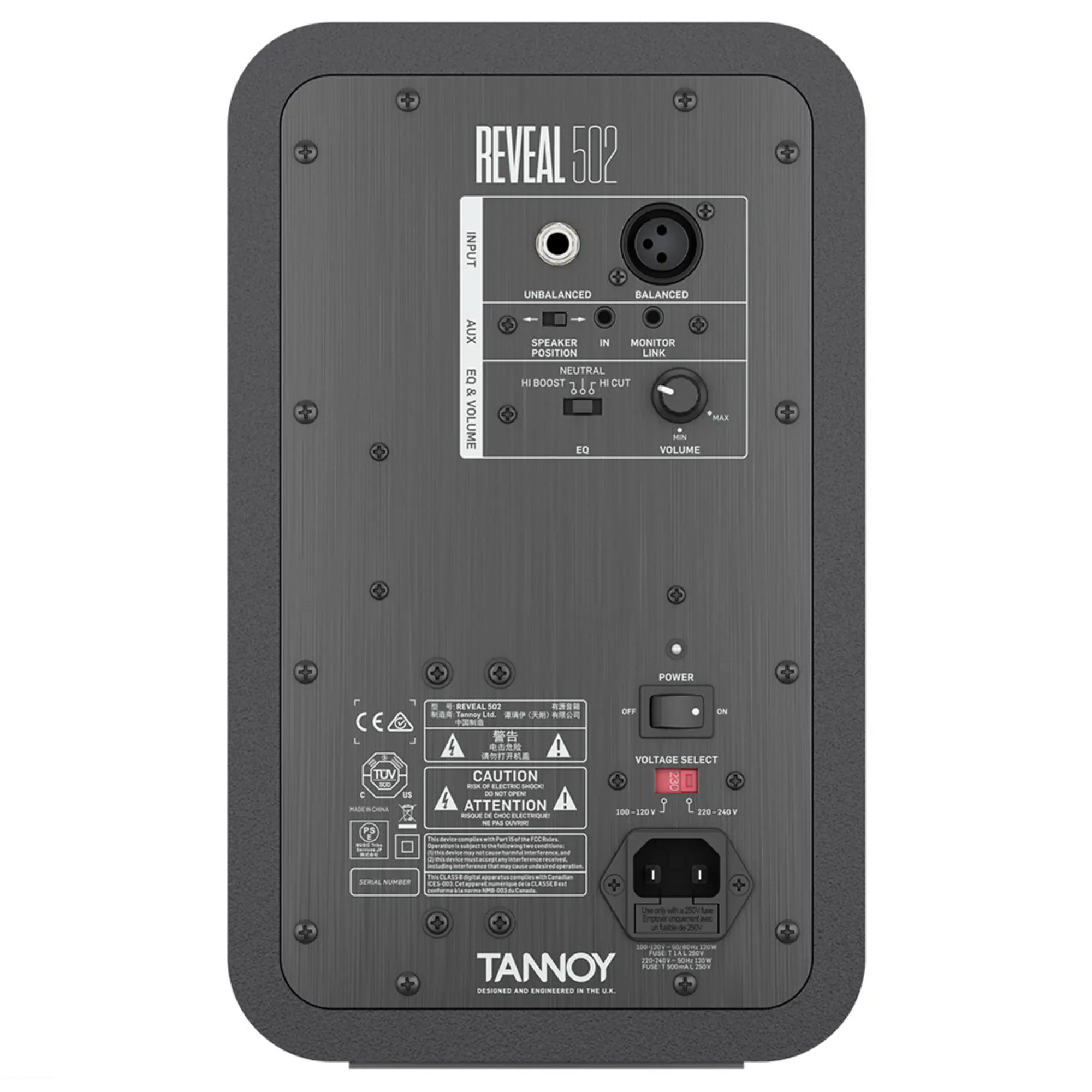 Активный студийный монитор Tannoy Reveal 502 (3 / 3)
