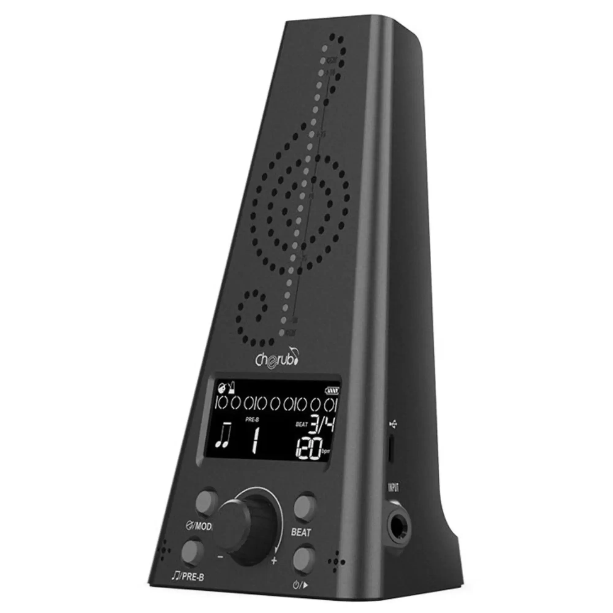 Метроном с тюнером Cherub WMT-230BK (2 / 3)