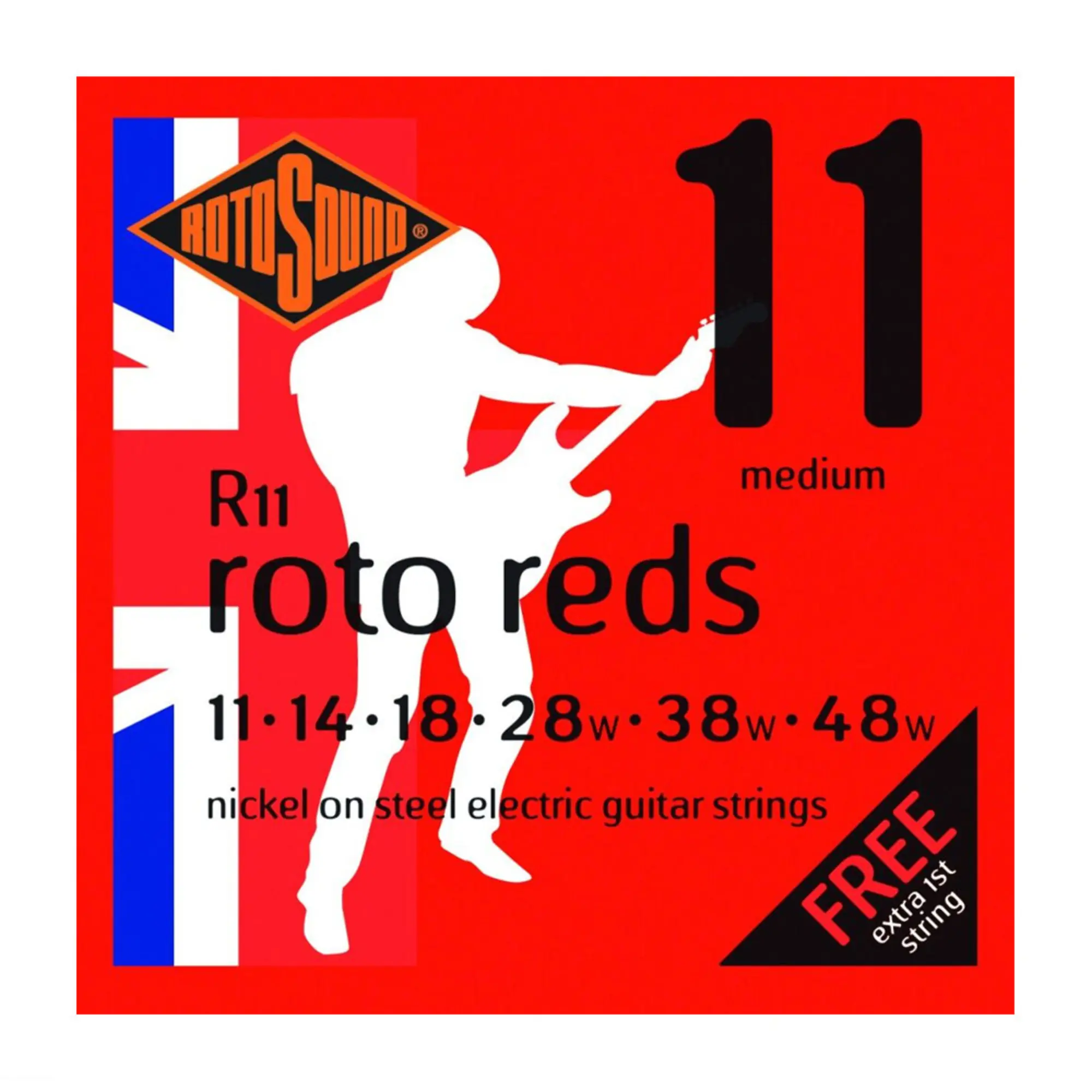 Струны для электрогитары Rotosound Roto Reds R11 (1 / 1)