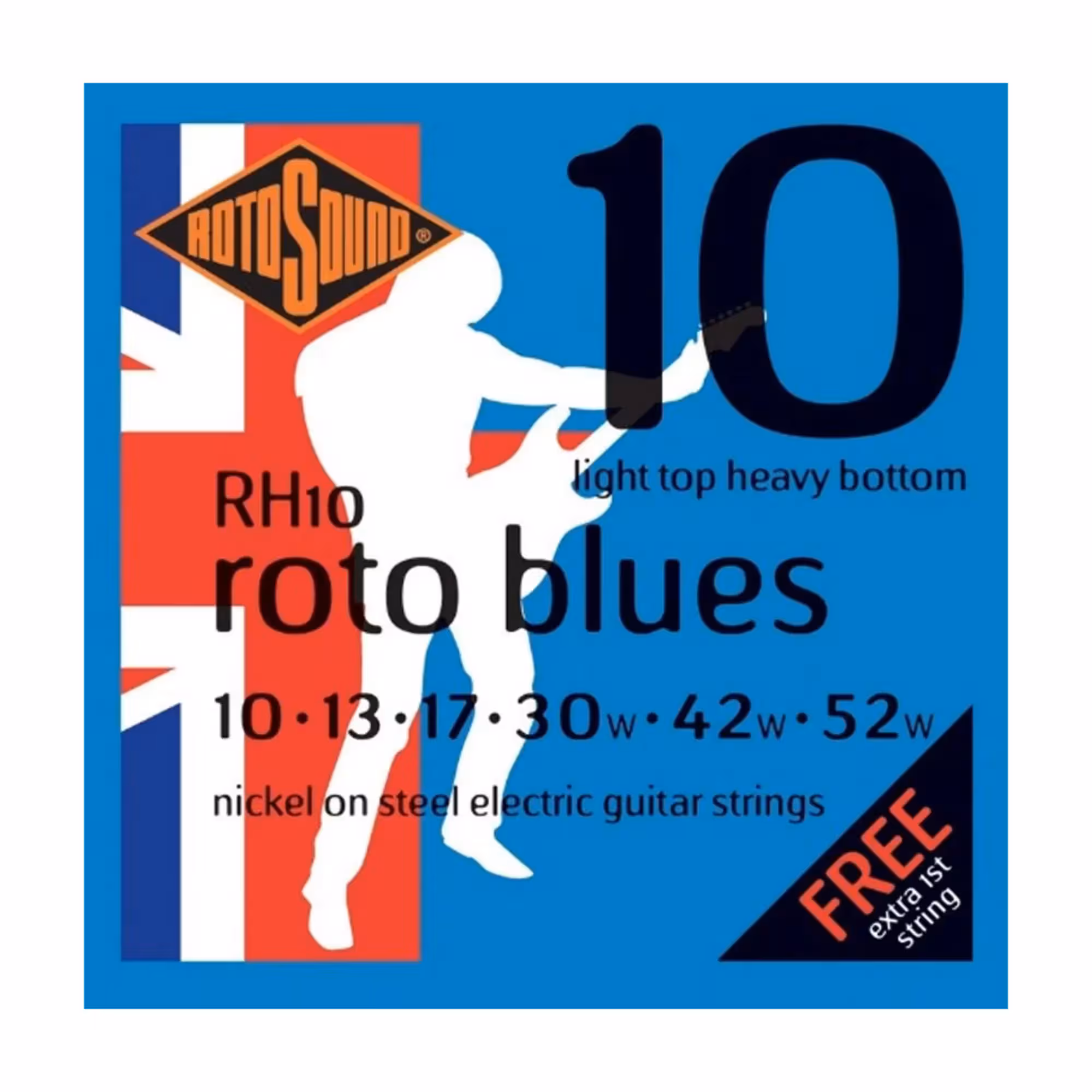 Струны для электрогитары Rotosound Roto Blues RH10 (1 / 1)