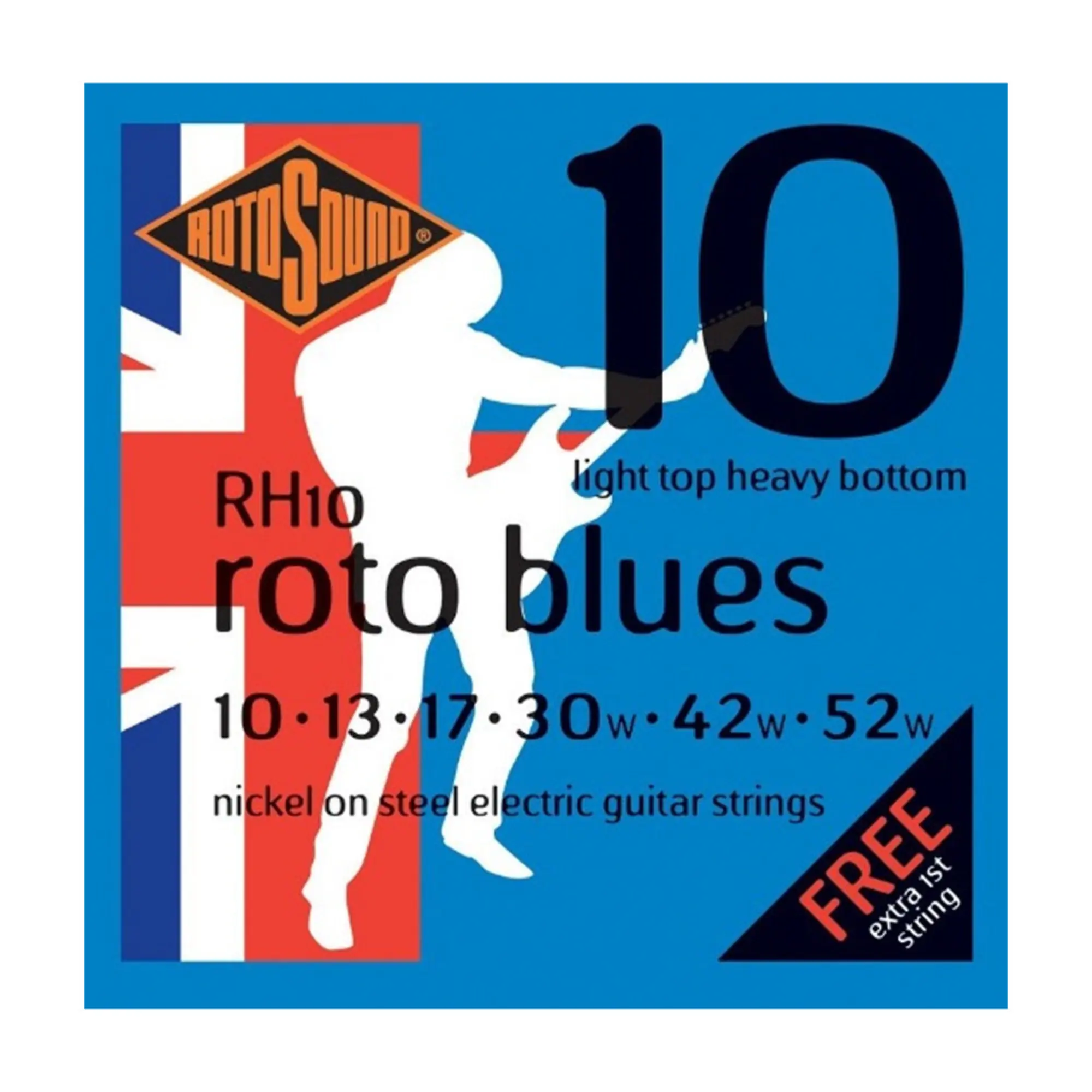 Струны для электрогитары Rotosound Roto Blues RH10 (1 / 1)