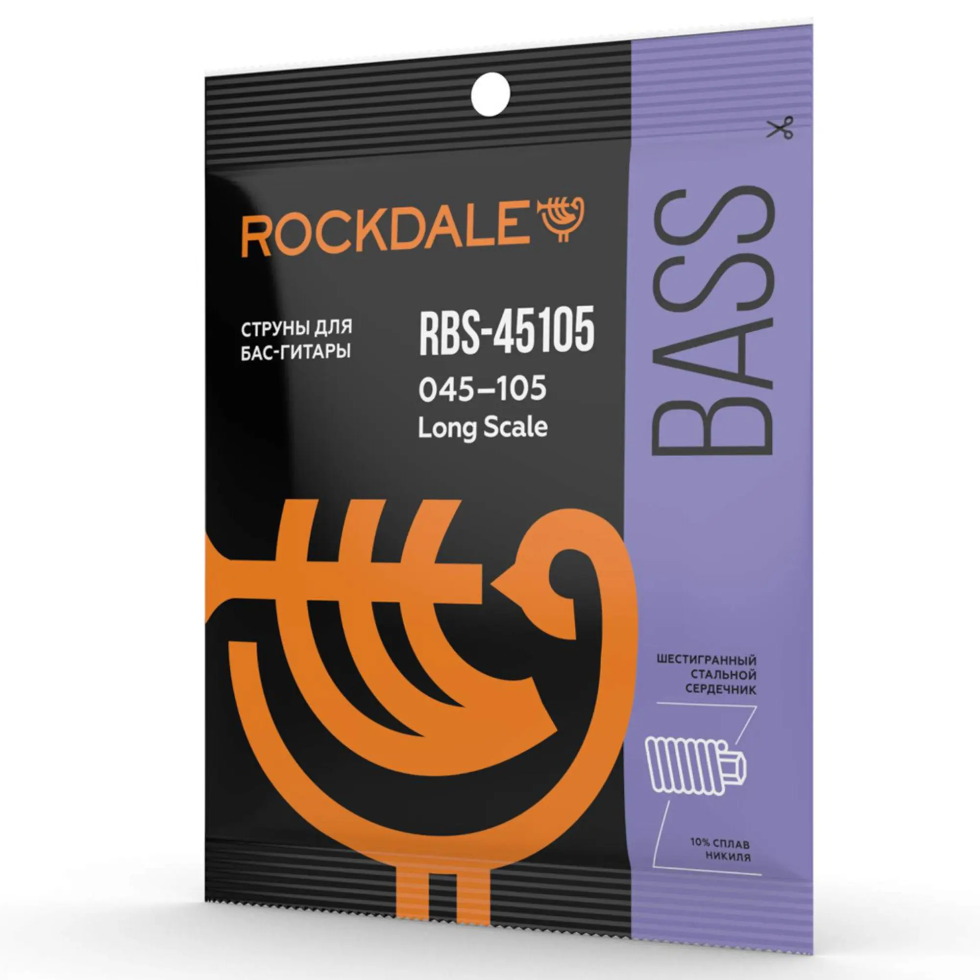 Струны для 4-струнной бас-гитары Rockdale RBS-45105 (2 / 4)