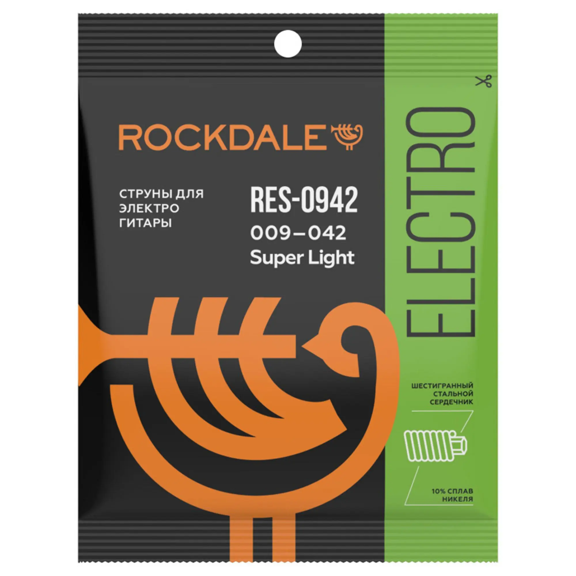 Cтруны для электрогитары Rockdale RES-0942 (1 / 4)