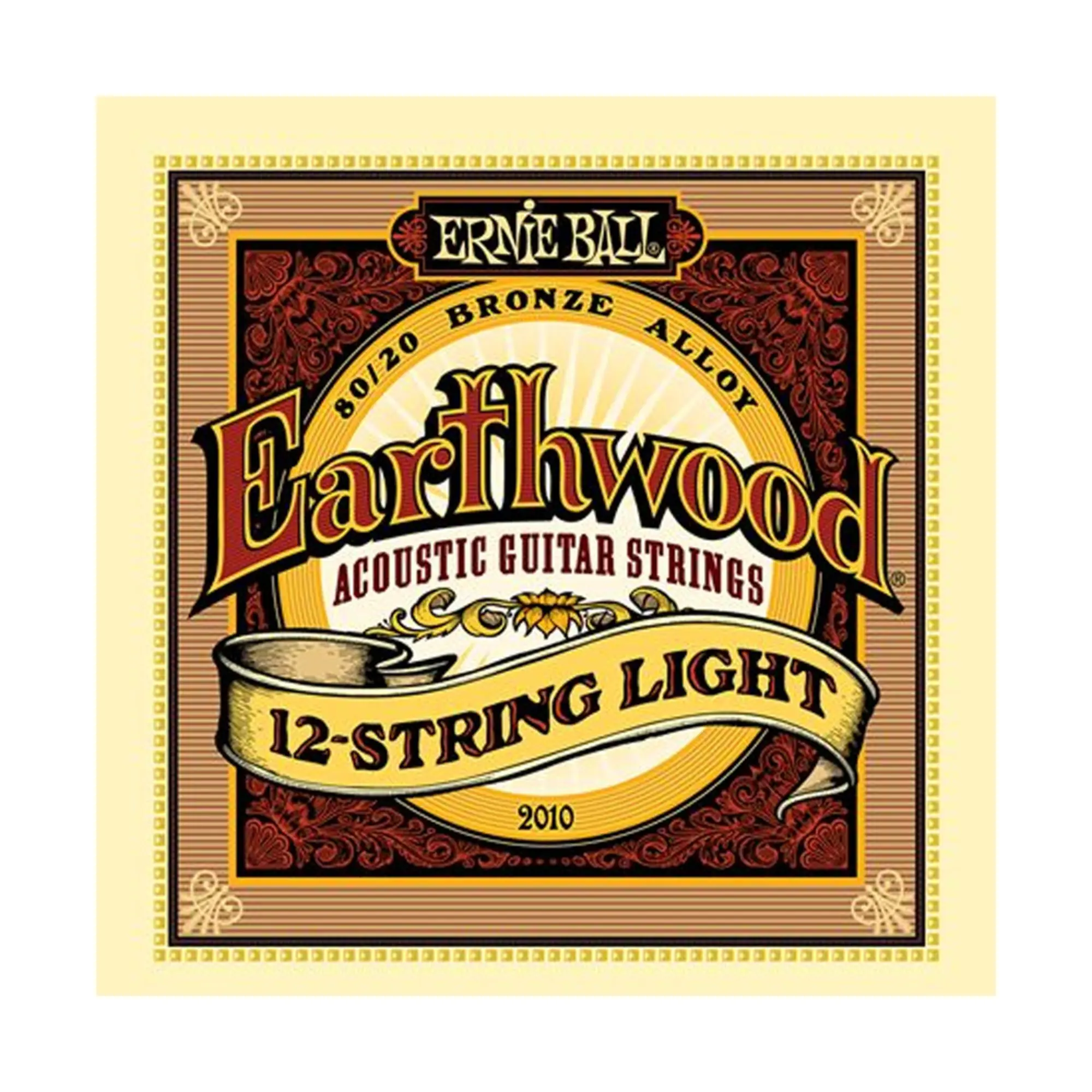 Струны для 12-струнной акустической гитары Ernie Ball Earthwood 80/20 P02010 (1 / 1)