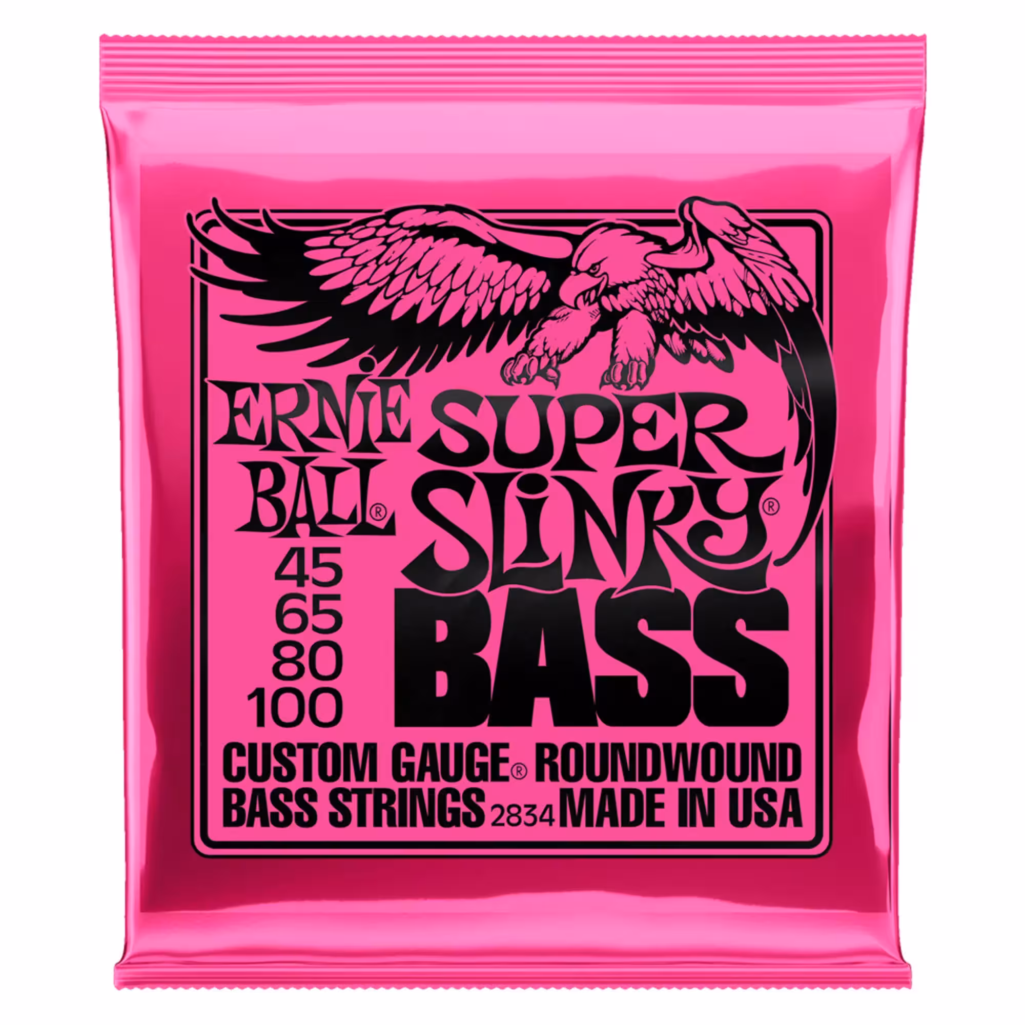 Струны для 4-струнной бас-гитары Ernie Ball Super Slinky Bass P02834 (1 / 1)