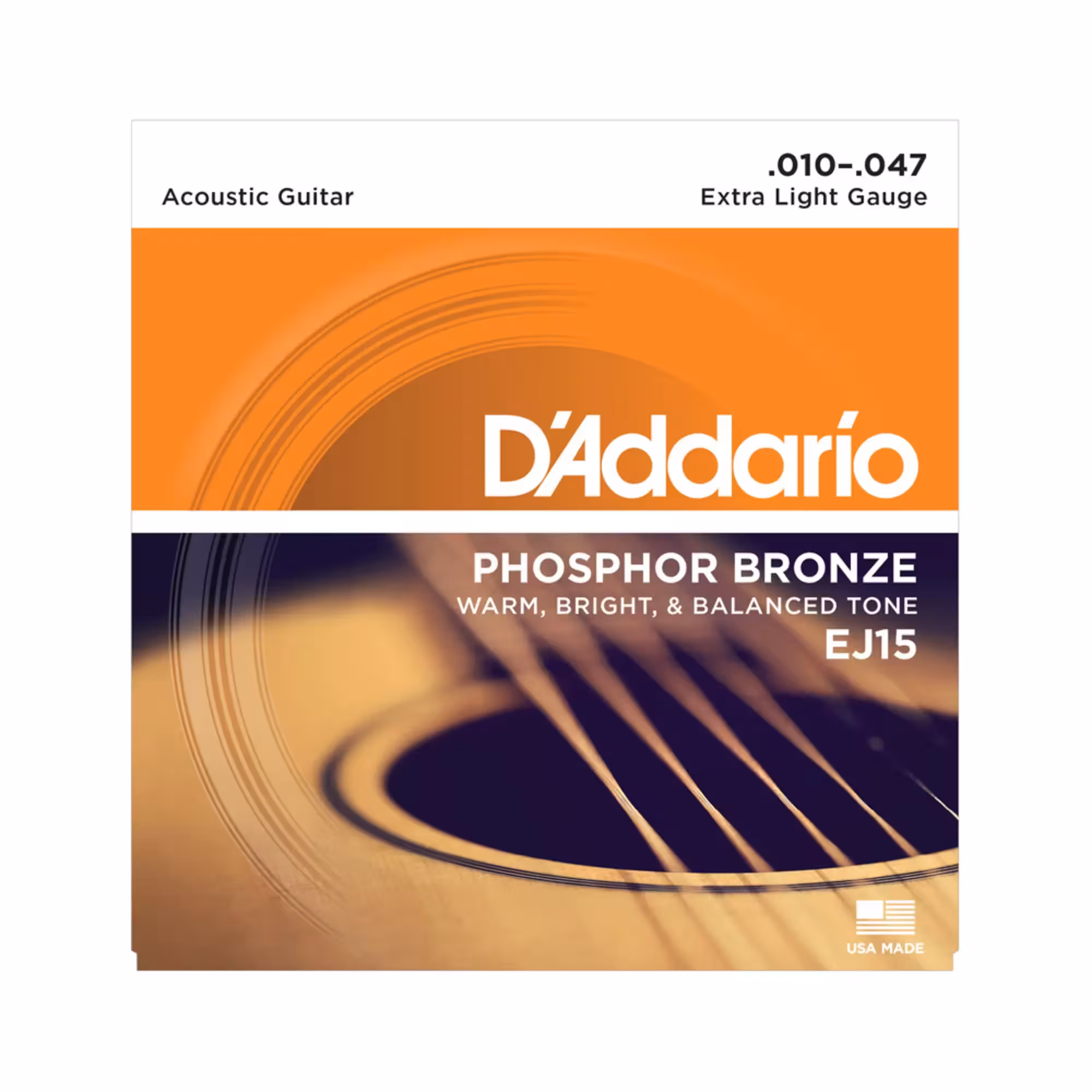 Струны для акустических гитар D'addario EJ15 (1 / 1)