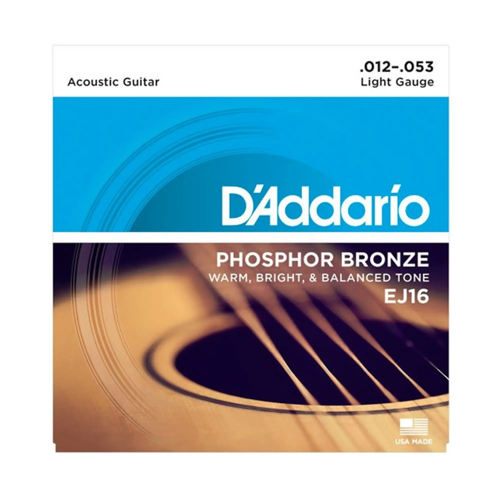 Струны для акустических гитар D'addario EJ16 (1 / 1)