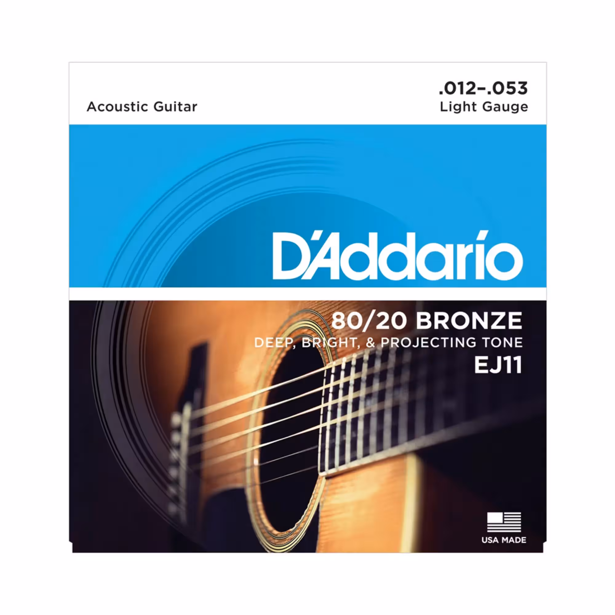 Струны для акустических гитар D'addario EJ11 (1 / 1)