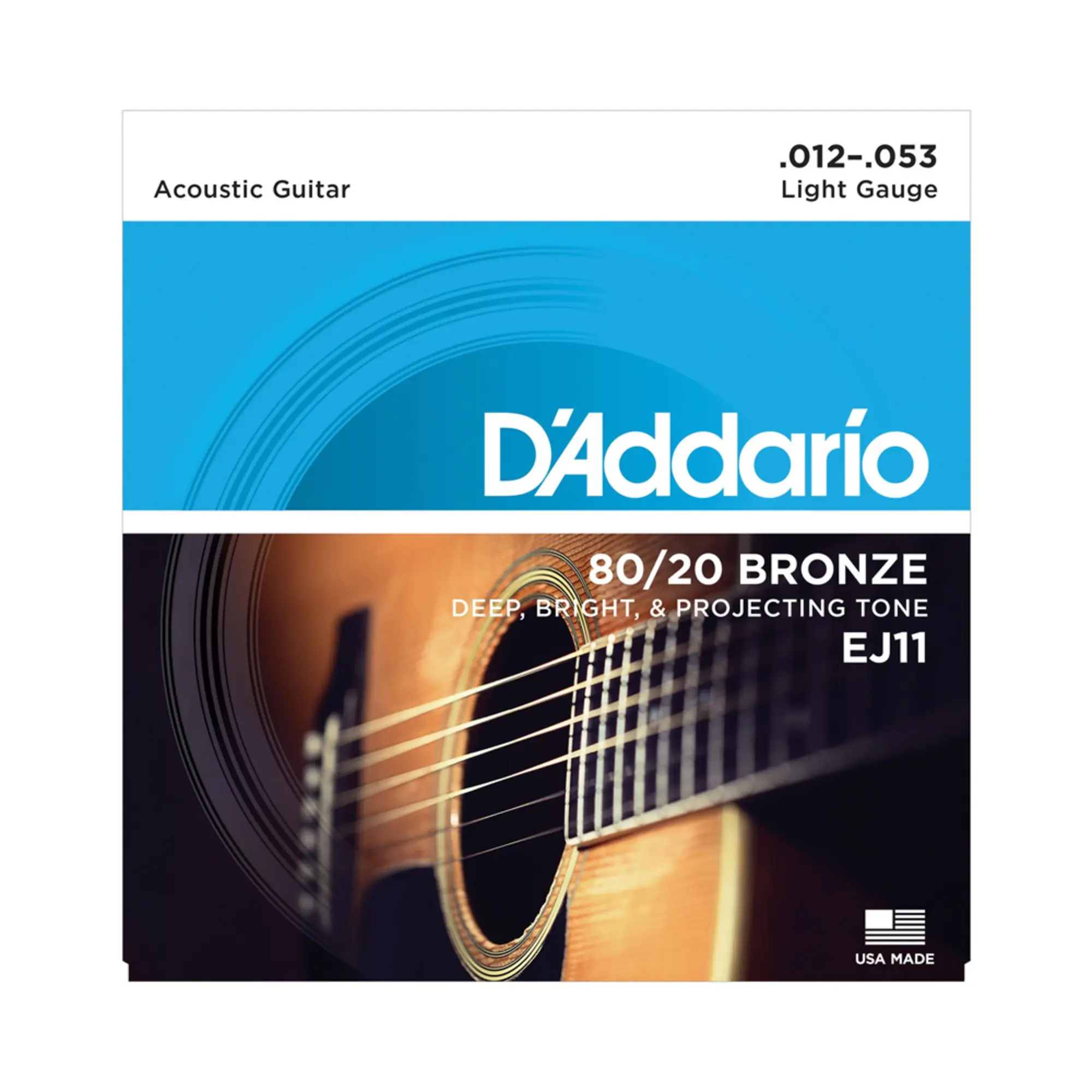 Струны для акустических гитар D'addario EJ11 (1 / 1)
