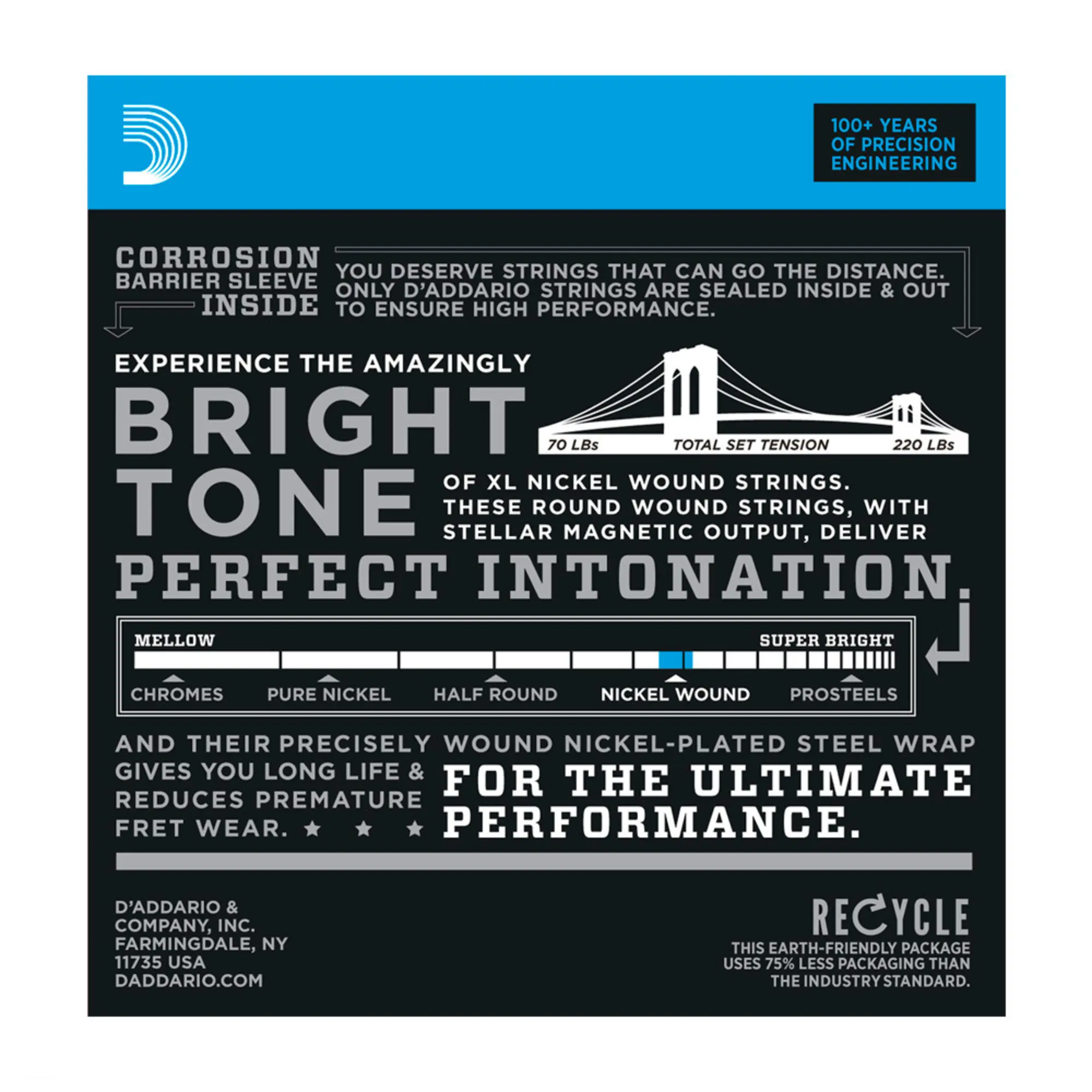 Струны для электрогитар D'addario EXL120 (2 / 2)