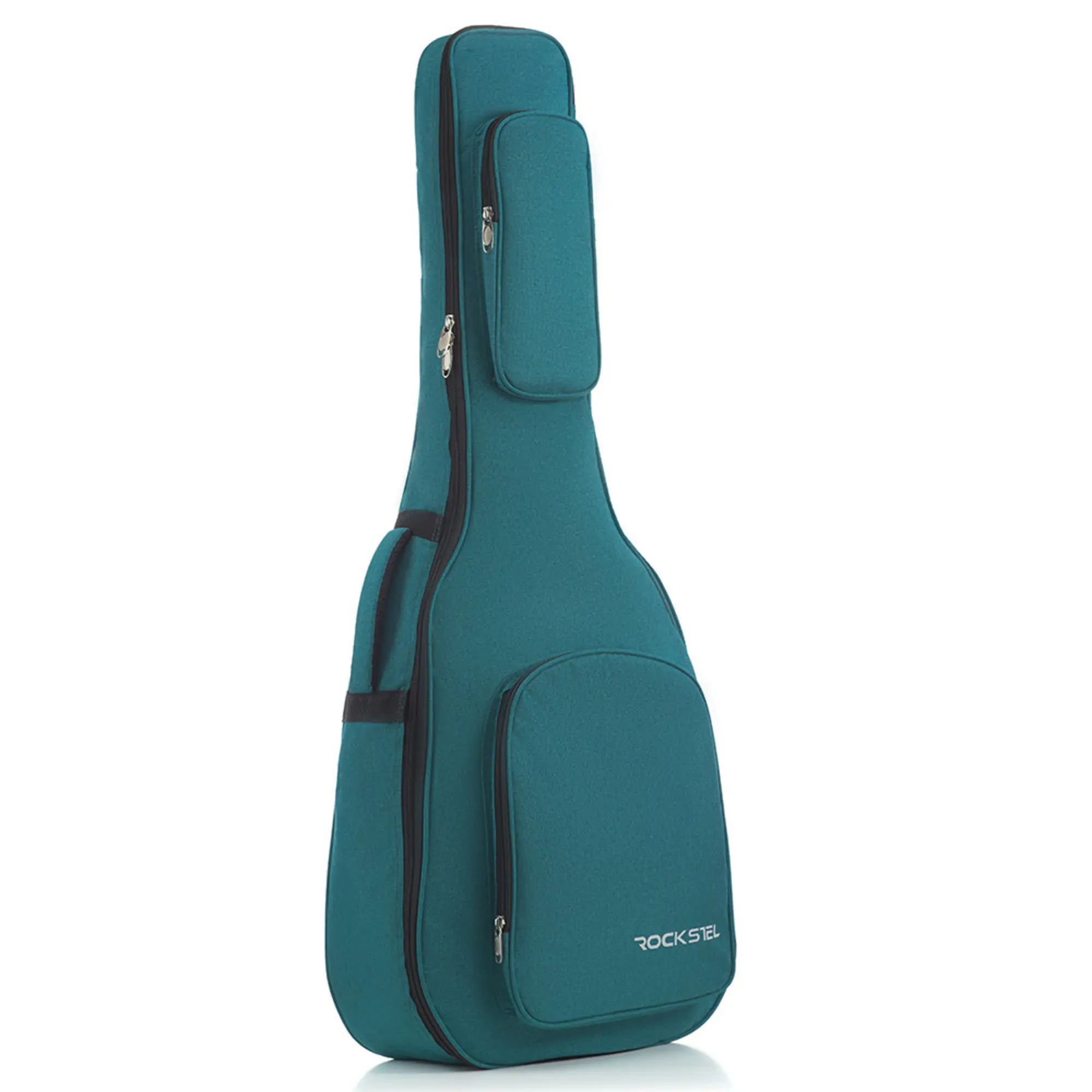 Утеплённый чехол для акустической гитары RockStel Delux DGB110A Green (1 / 6)