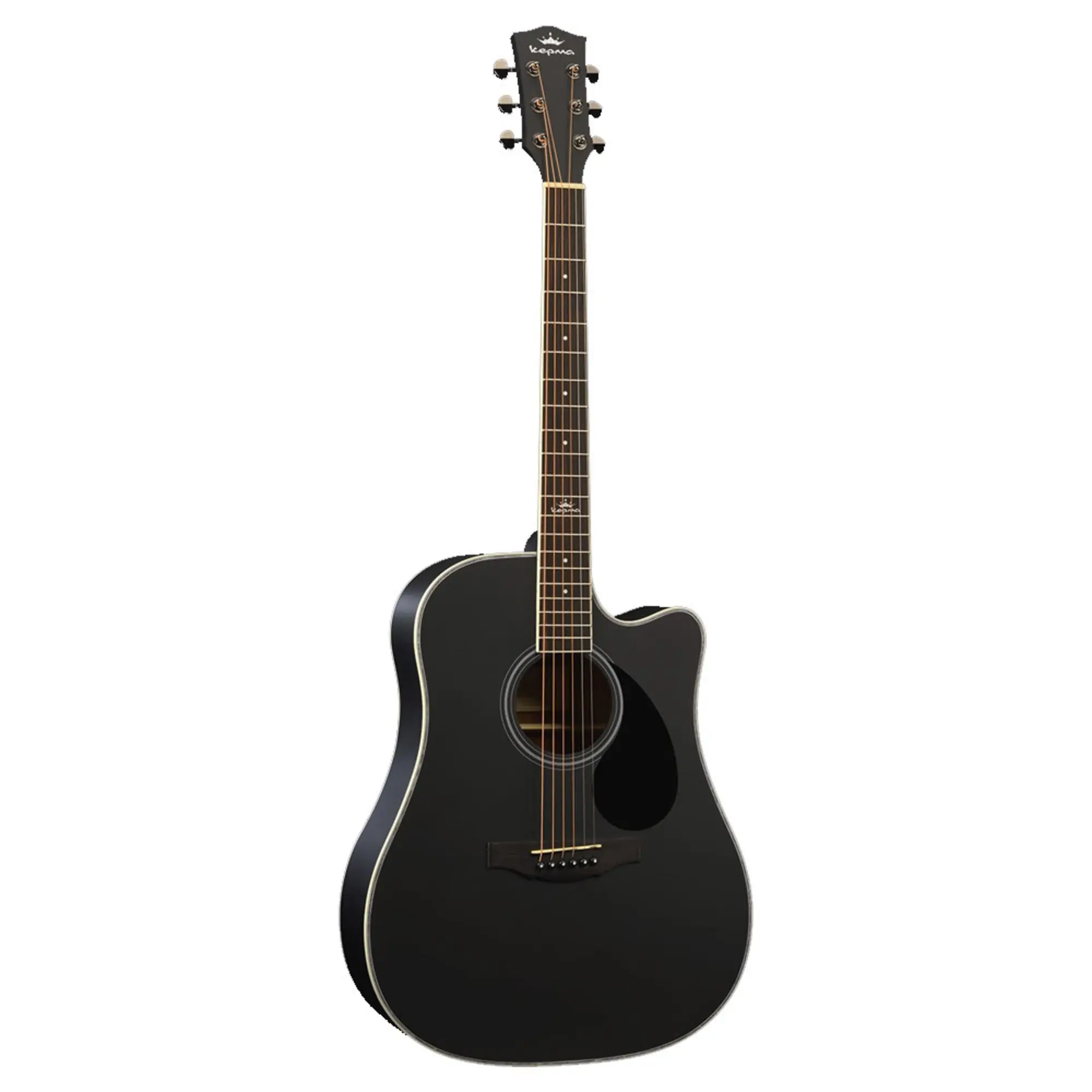 Акустическая гитара Kepma D1C Black Matt (2 / 4)