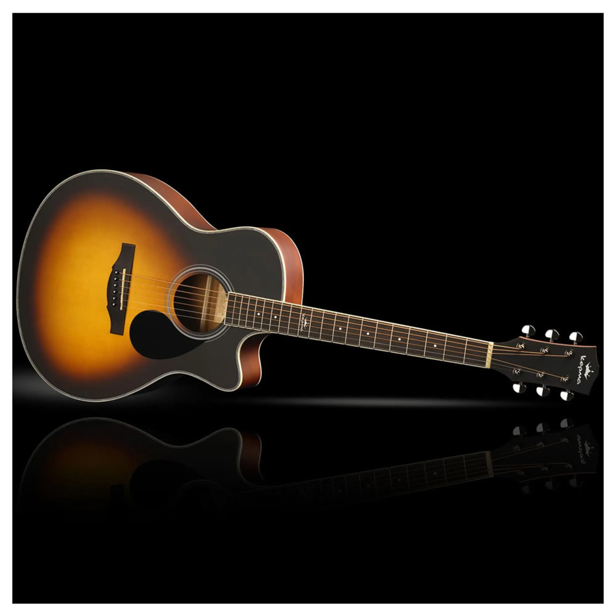 Акустическая гитара Kepma A1C Sunburst Matt (4 / 7)