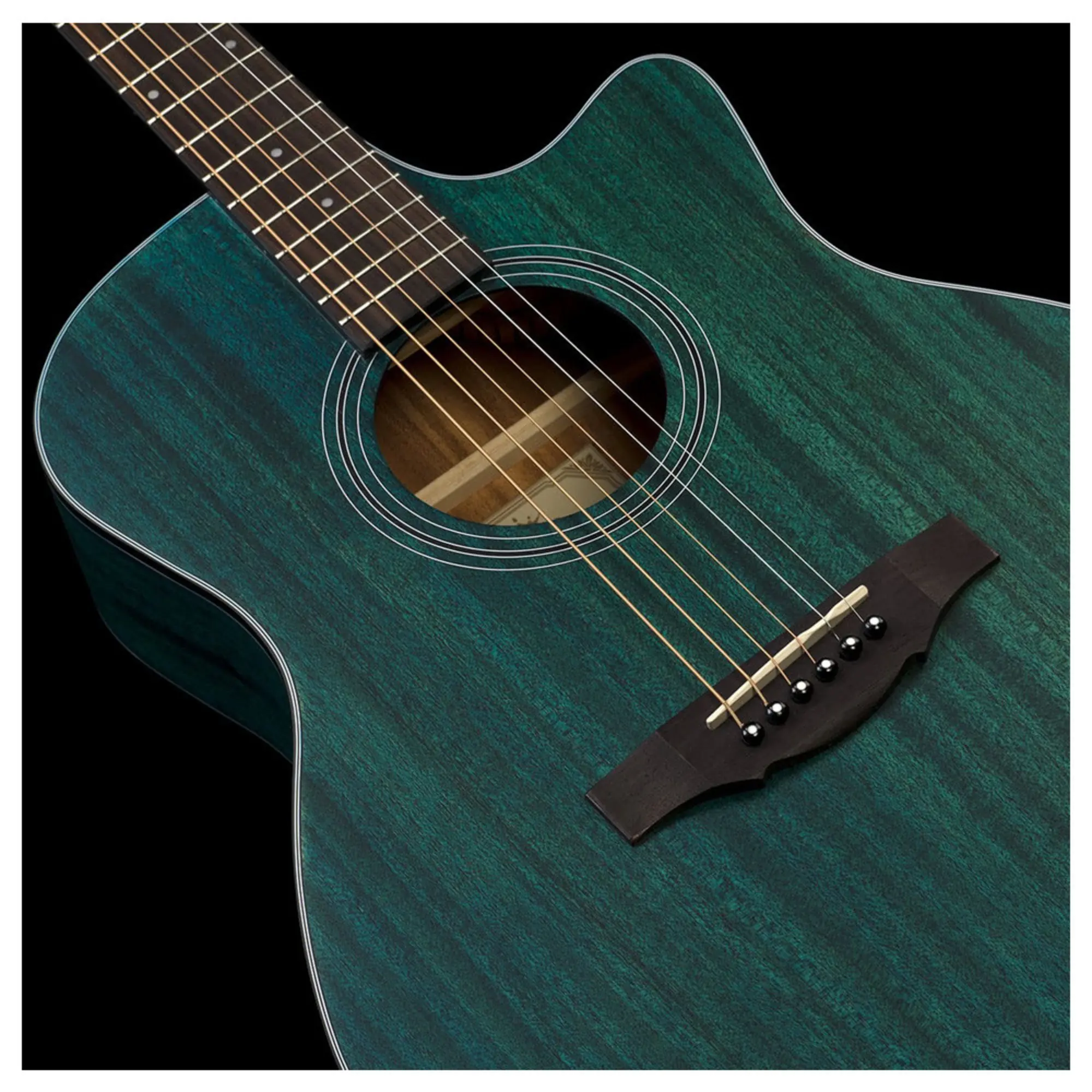 Акустическая гитара Kepma EAC Blue Matt (4 / 8)