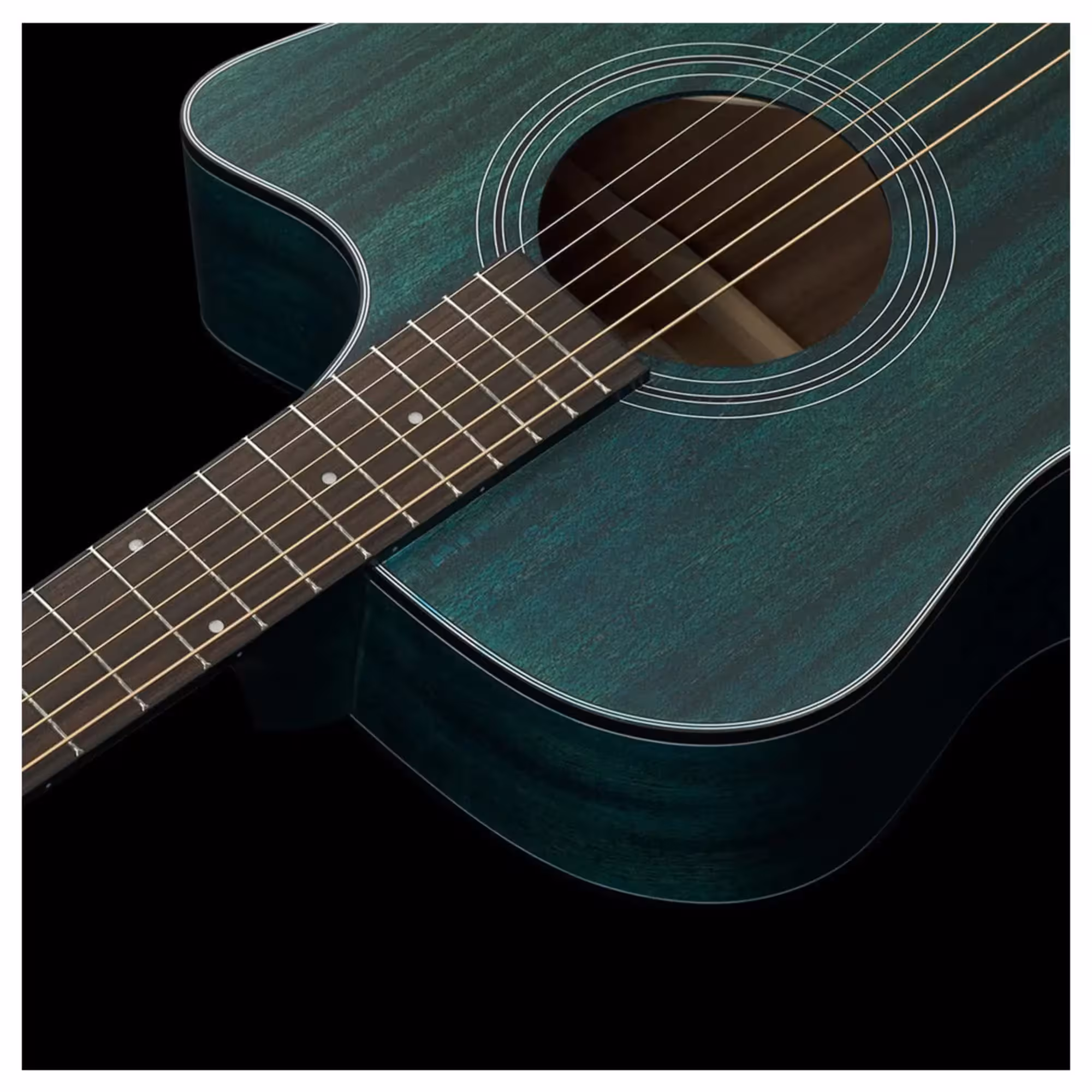 Акустическая гитара Kepma EAC Blue Matt (5 / 8)