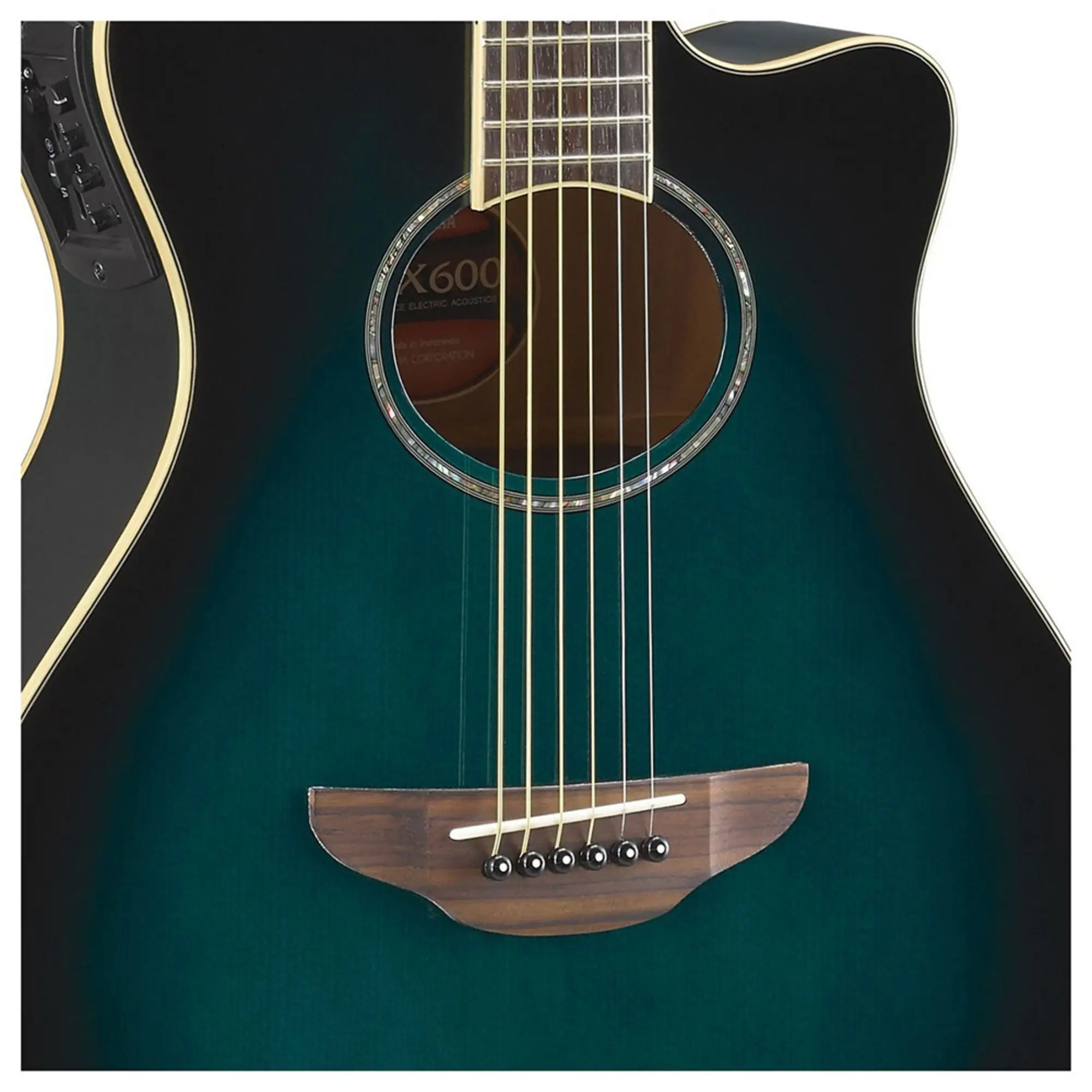 Электроакустическая гитара Yamaha APX600 OBB (4 / 6)