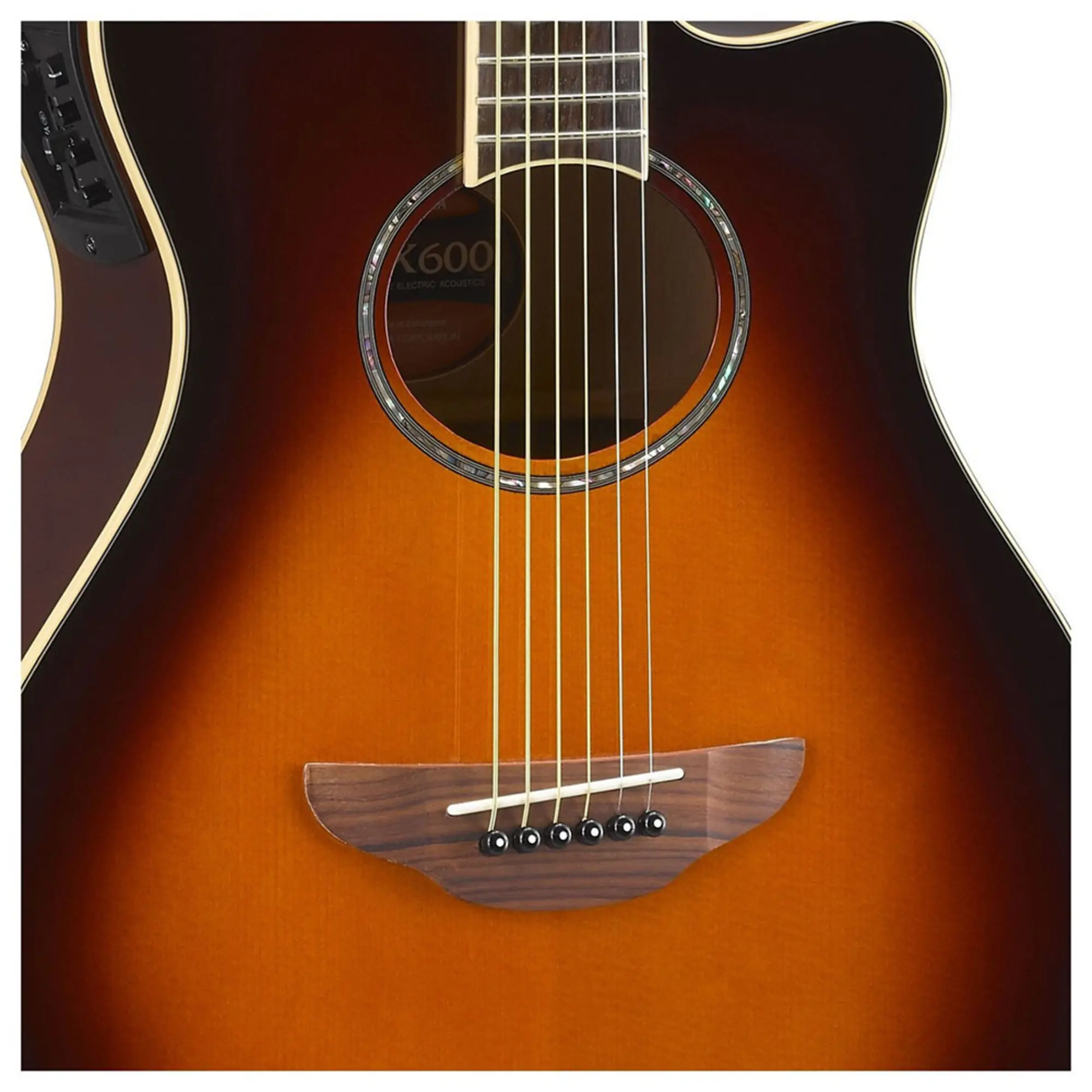 Электроакустическая гитара Yamaha APX600 OLD VIOLIN SUNBURST (4 / 6)