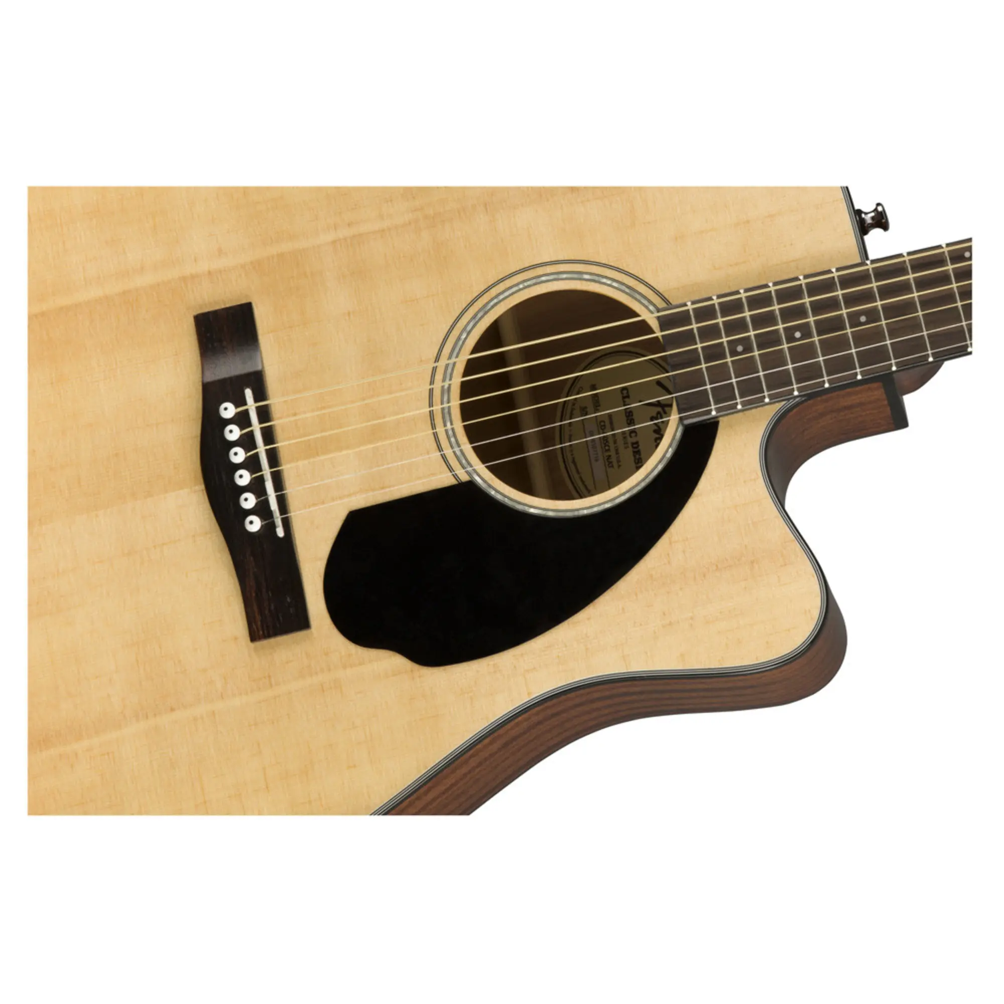 Электро-акустическая гитара Fender CD-60SCE Natural (5 / 8)