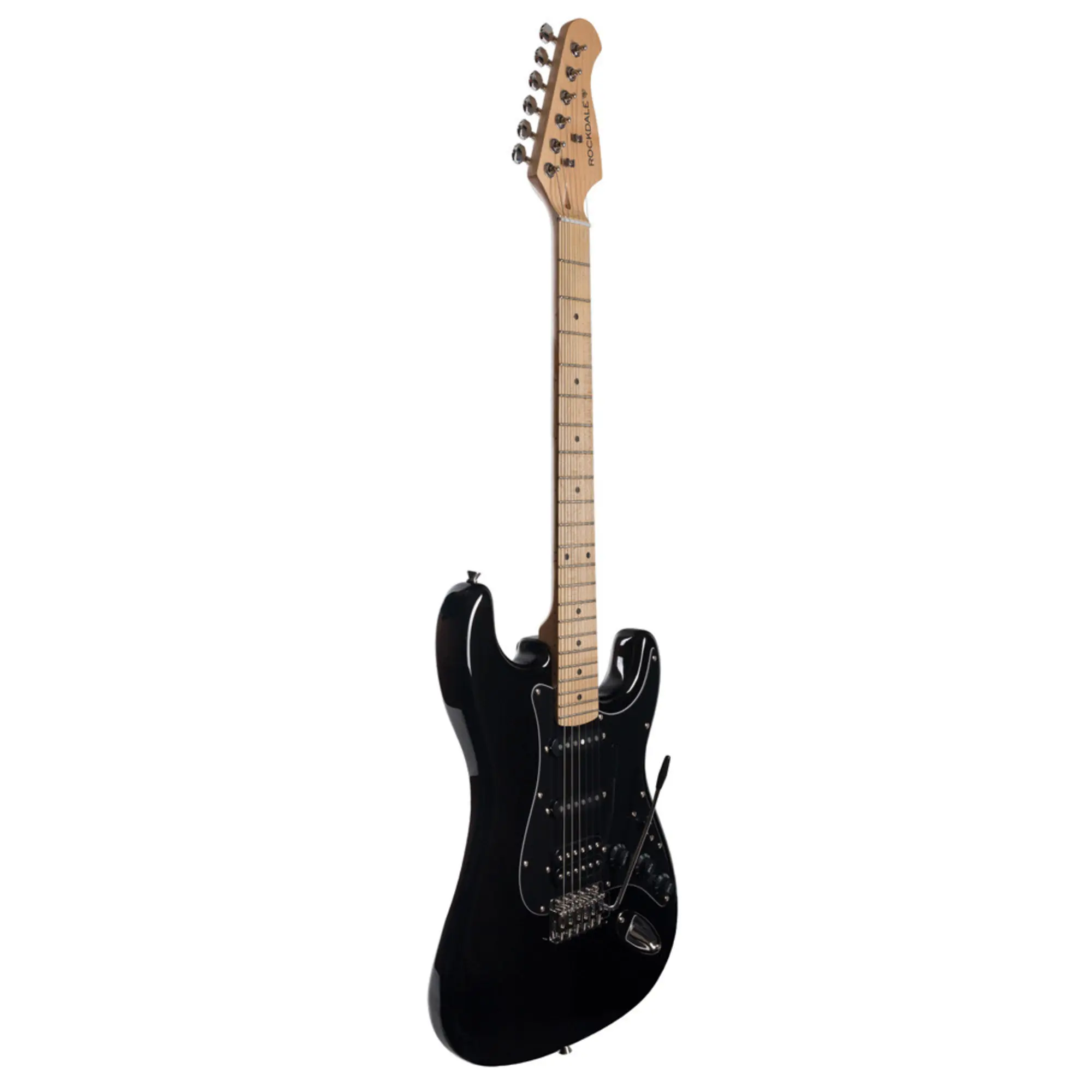 Электрогитара Rockdale Stars Plus HSS Maple Black (2 / 9)