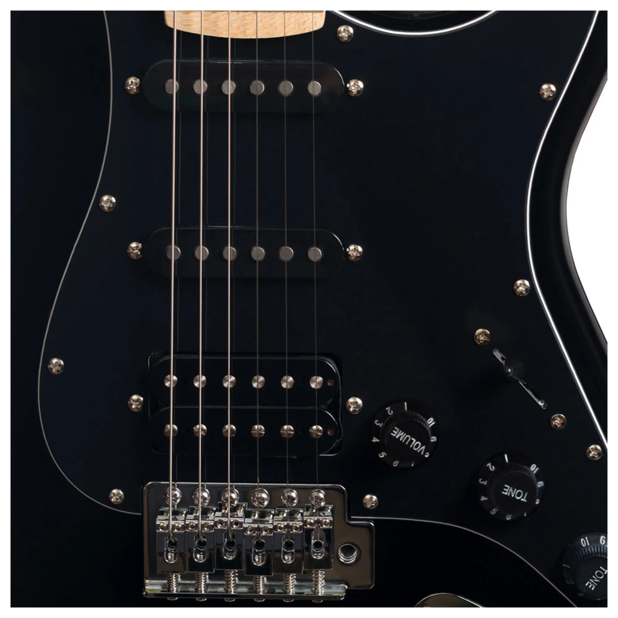 Электрогитара Rockdale Stars Plus HSS Maple Black (5 / 9)