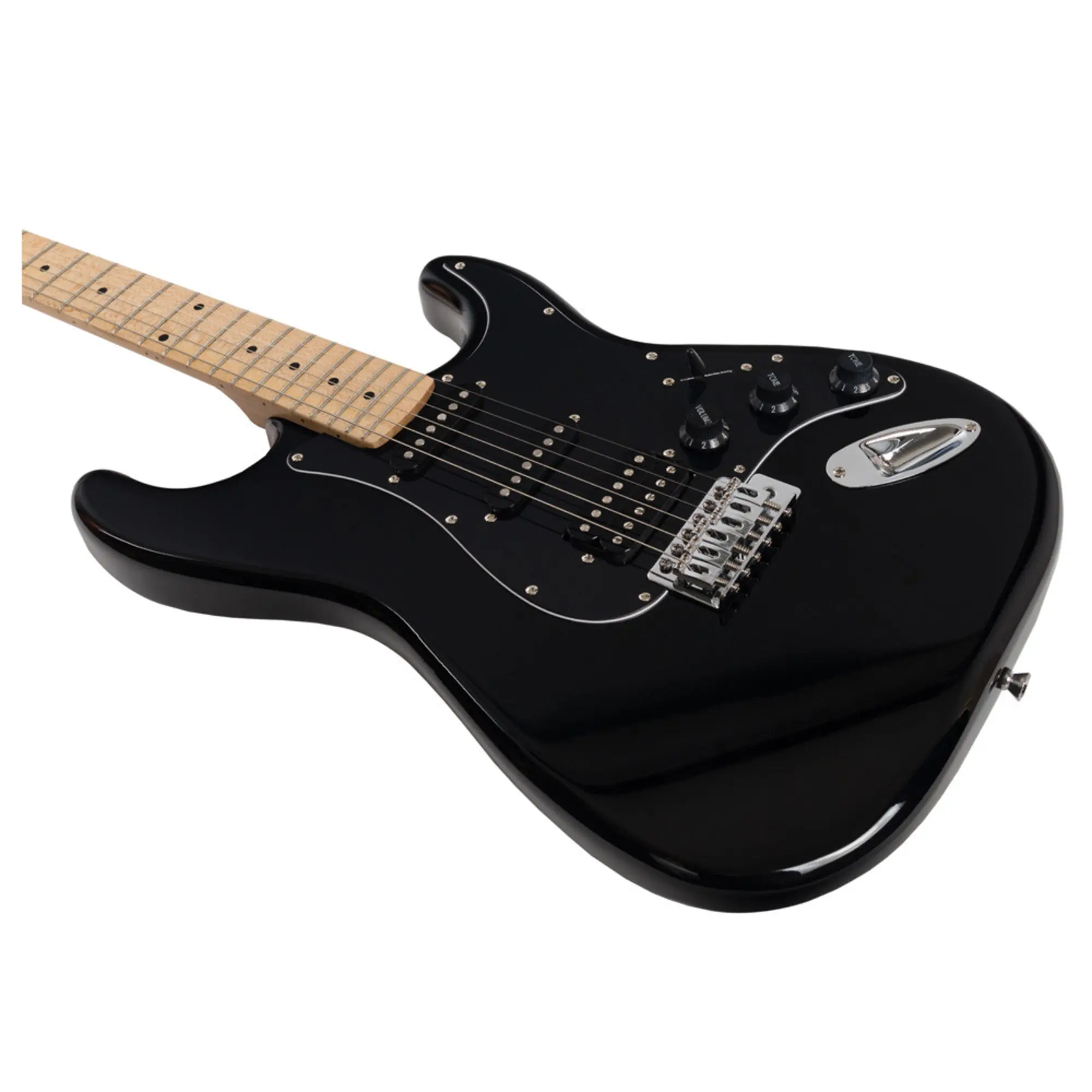 Электрогитара Rockdale Stars Plus HSS Maple Black (6 / 9)