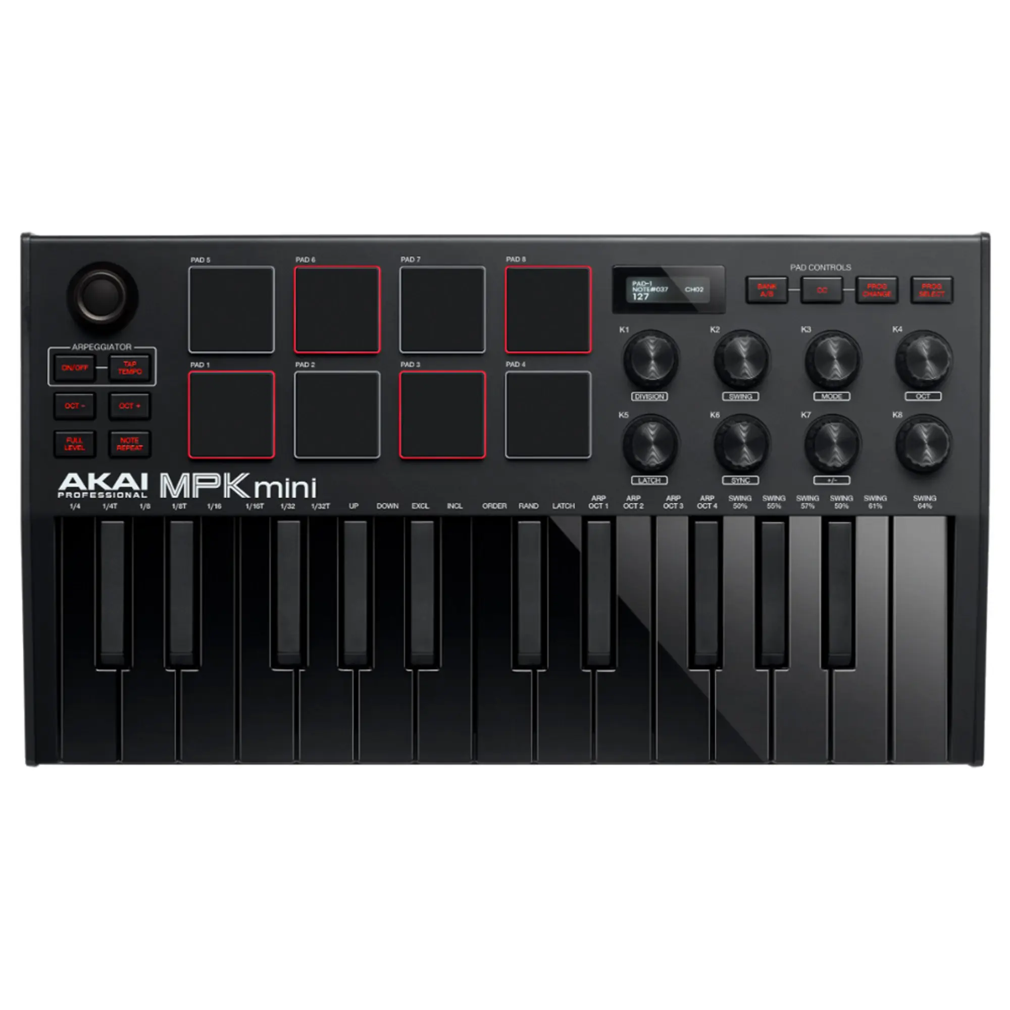 USB MIDI-клавиатура Akai Pro MPK MINI 3 Black (2 / 5)