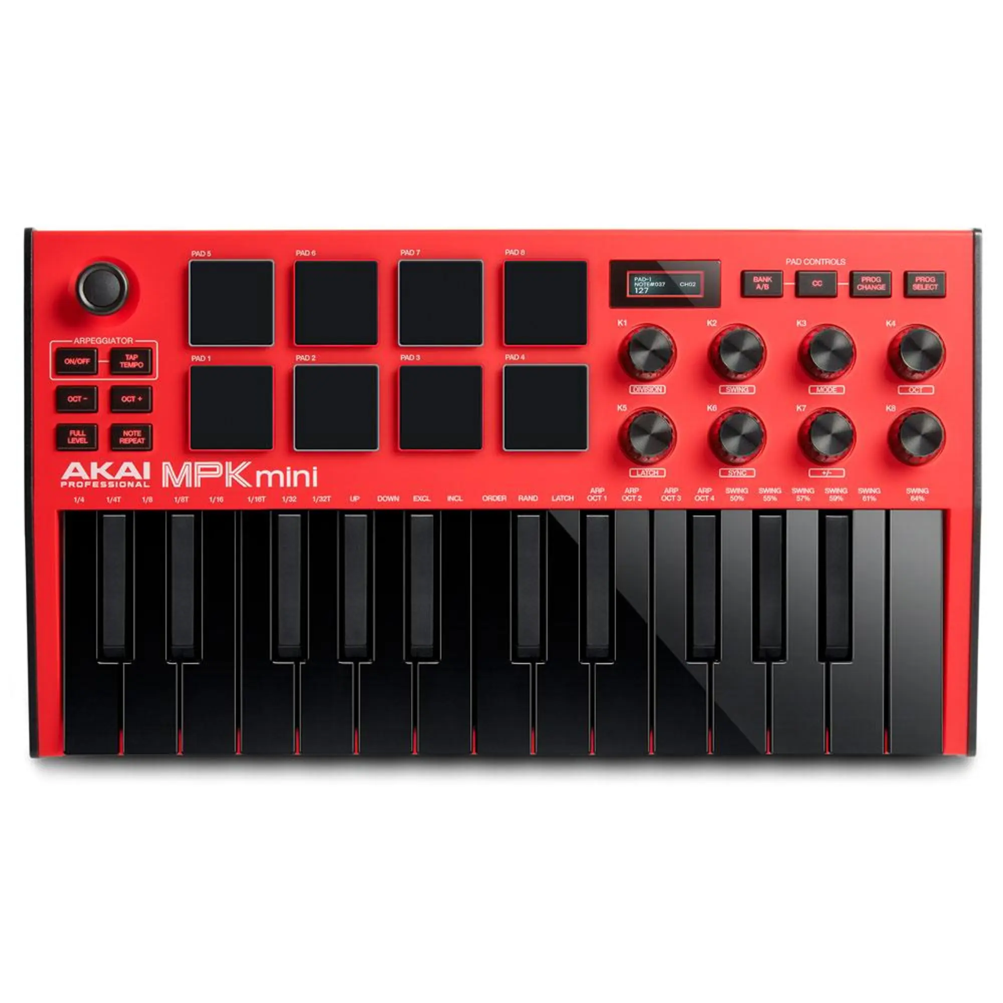 USB MIDI-клавиатура Akai Pro MPK MINI 3 RED (1 / 3)