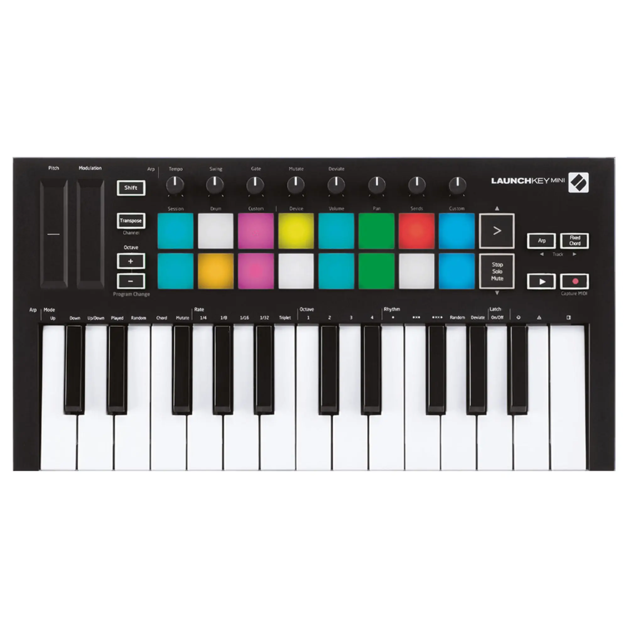 USB MIDI-клавиатура Novation Launchkey Mini MK3 (1 / 4)