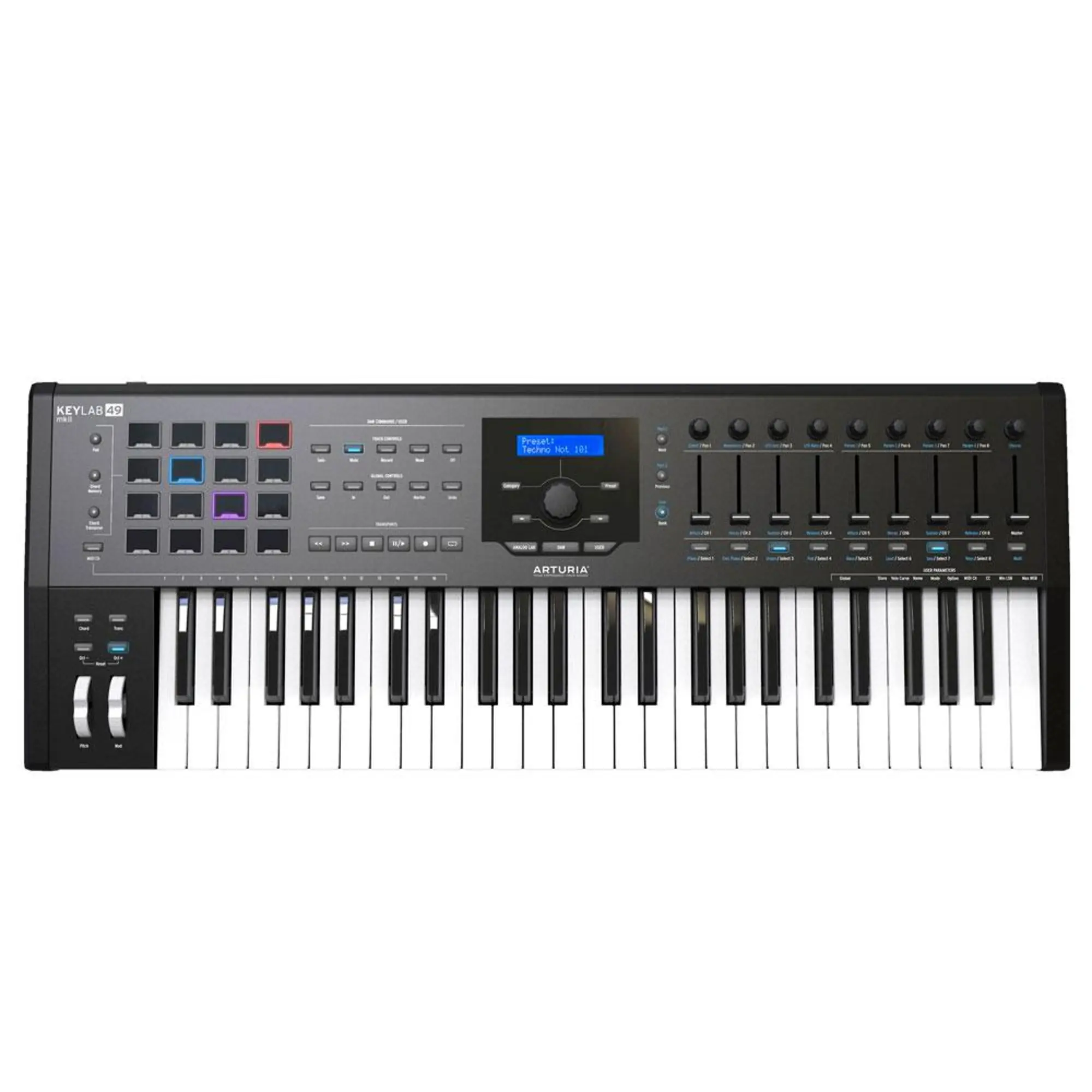 USB MIDI-клавиатура Arturia KeyLab 49 mkII Black (1 / 2)