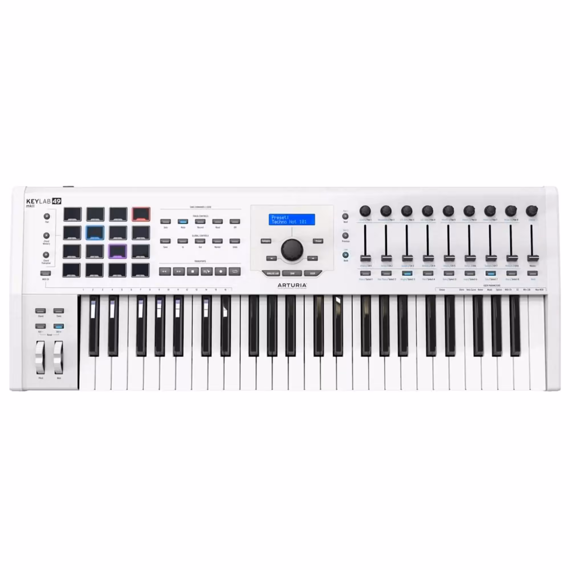 USB MIDI-клавиатура Arturia KeyLab 49 mkII White (1 / 2)